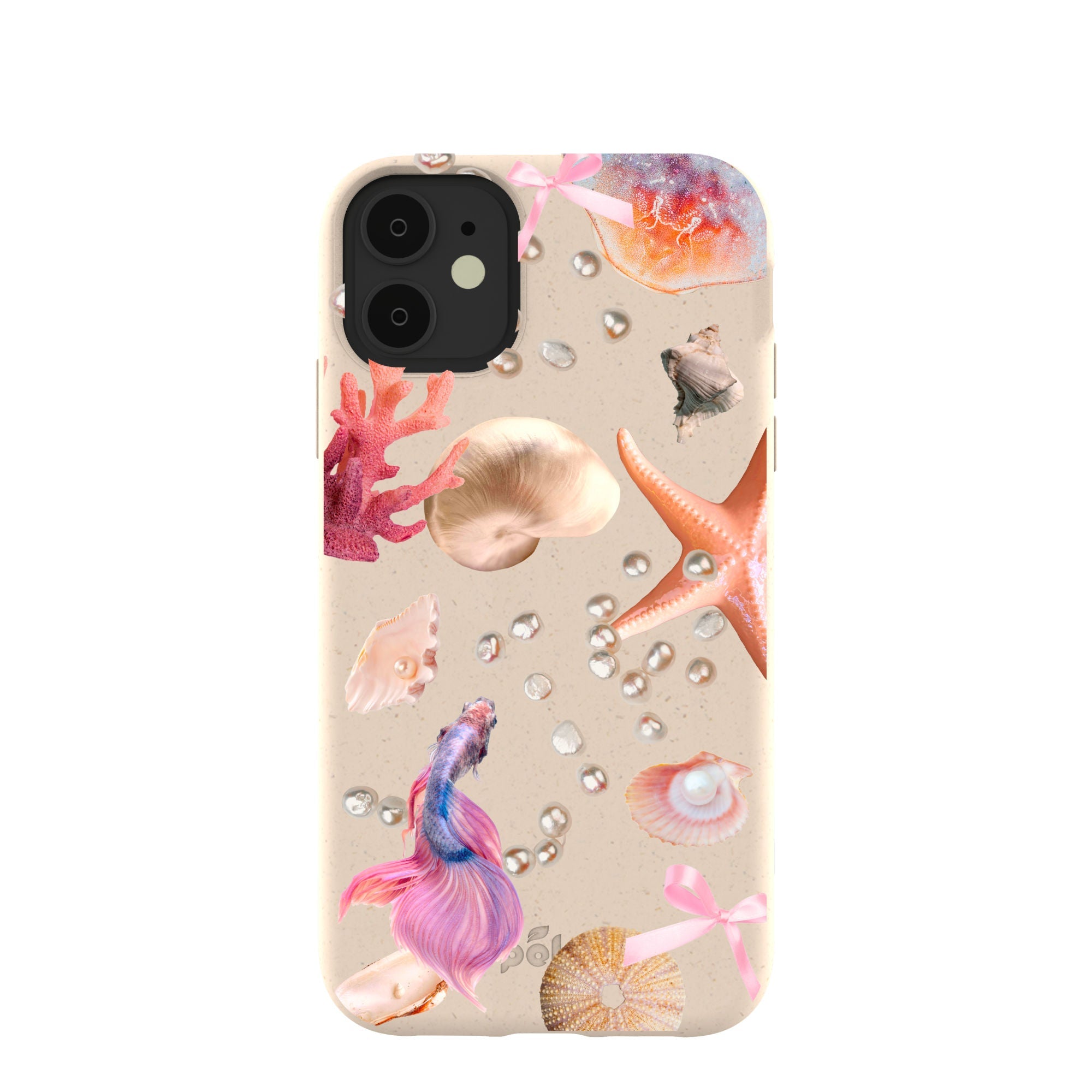Seashell Aqua Dreams iPhone 11 Case Refurbished - Pela Case refurbished available on Cerqular