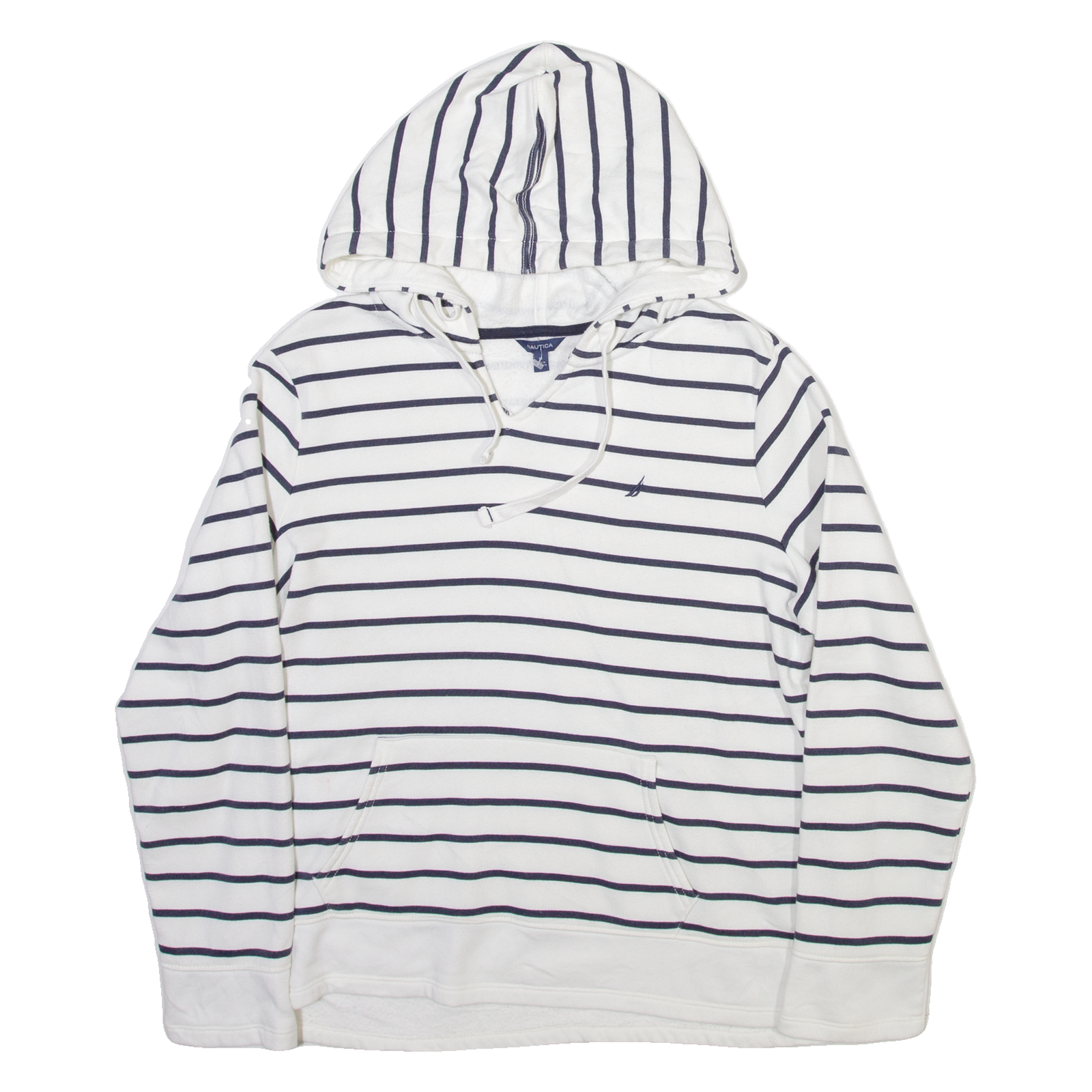NAUTICA Womens White Hoodie M Refurbished - N/A refurbished available on Cerqular