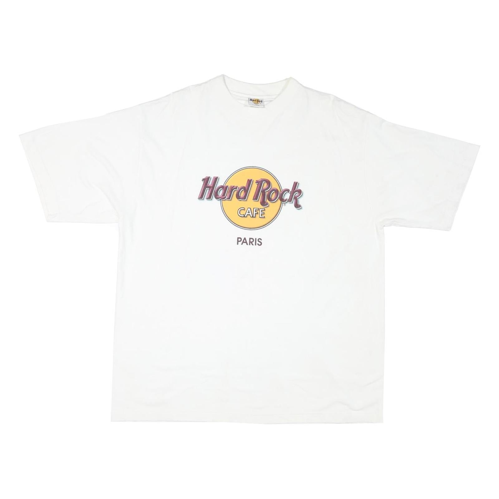 Buy HARD ROCK CAFE Mens White Paris Graphic T-Shirt XL Short Sleeve Crew Neck Refurbished - $25.99 HARD ROCK CAFE Mens White Paris Graphic T-Shirt XL Short Sleeve Crew Neck Refurbished - N/A refurbished available on Cerqular