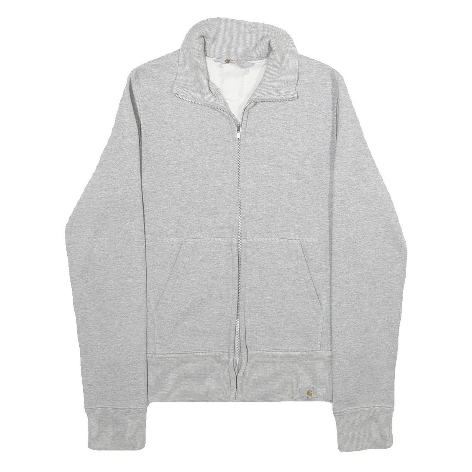 CARHARTT Womens Grey Zip Fleece Jacket XS Cotton Blend Casual Everyday Wear Refurbished - N/A refurbished available on Cerqular