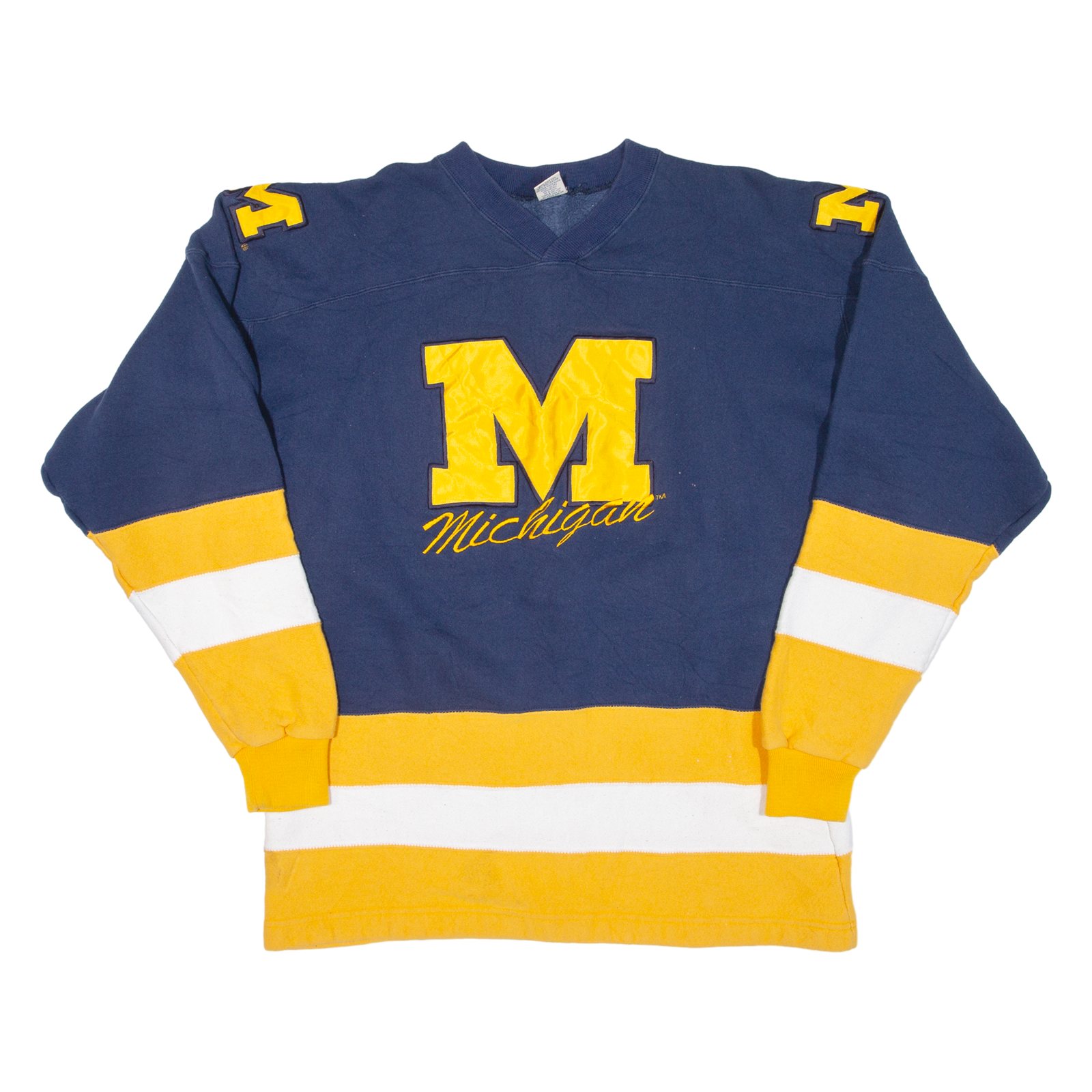 Buy LEGENDS Michigan Mens Sweatshirt Blue V-Neck 90s USA XL Refurbished - $44.19 LEGENDS Michigan Mens Sweatshirt Blue V-Neck 90s USA XL Refurbished - N/A refurbished available on Cerqular