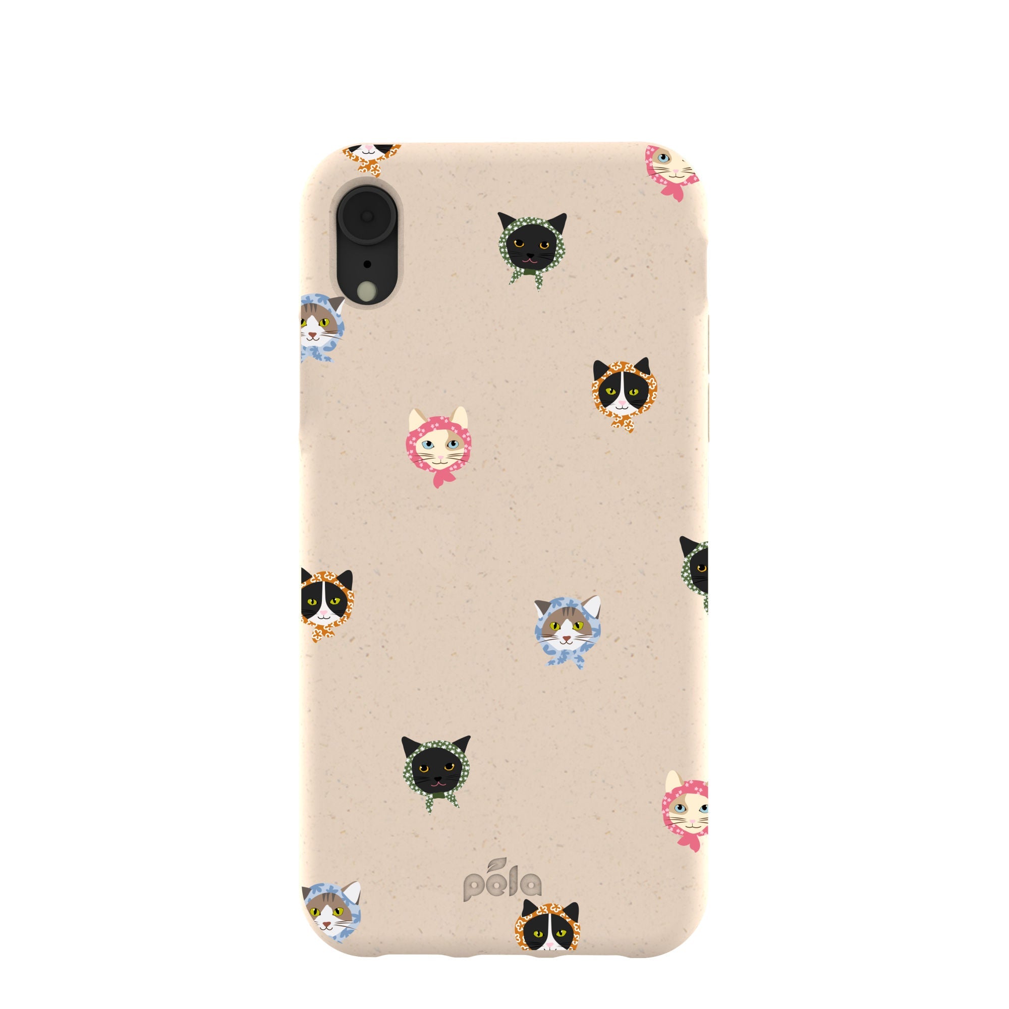Seashell Cat Couture iPhone XR Case Refurbished - Pela Case refurbished available on Cerqular