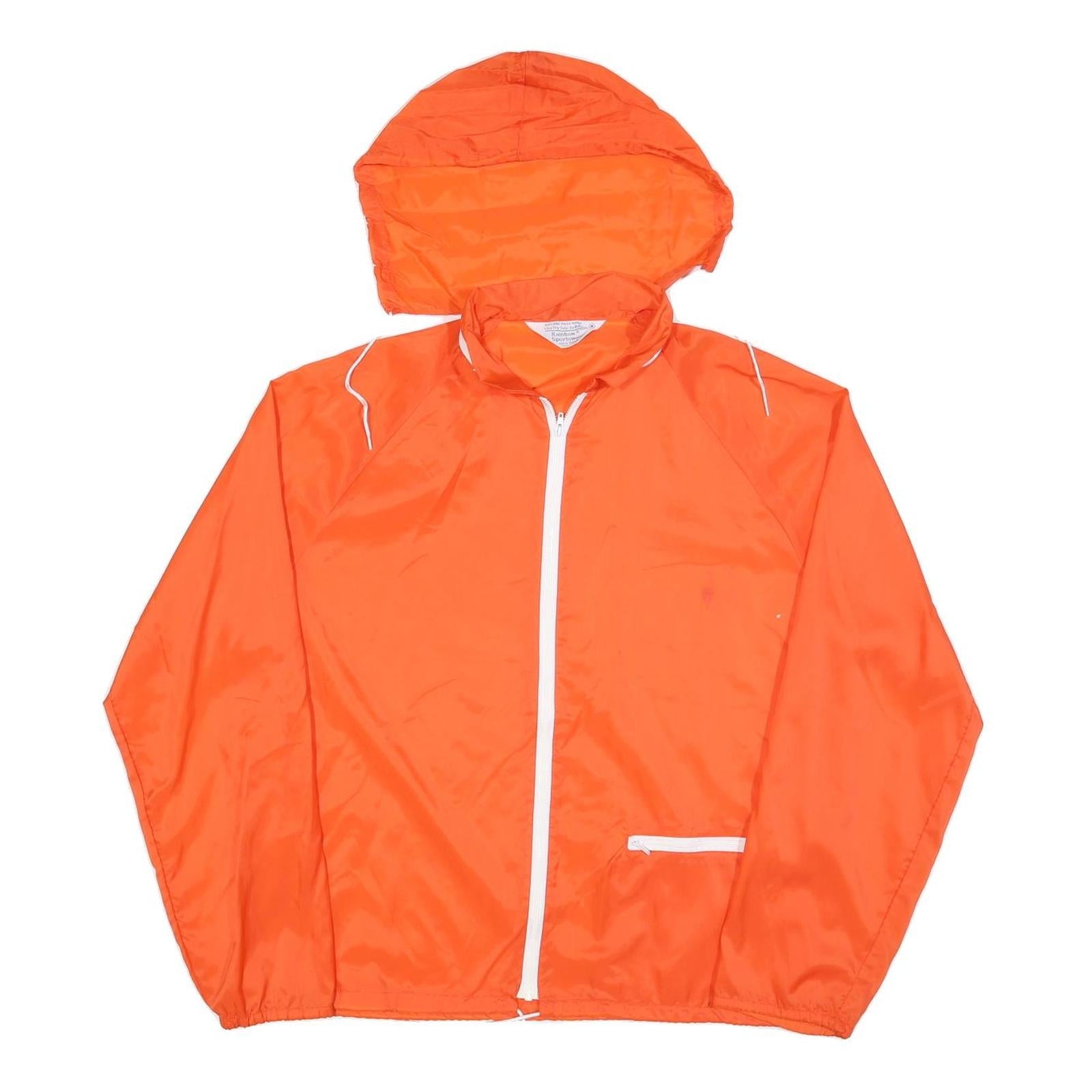 Buy RAINBOW SPORTSWEAR Mens Orange Nylon Hooded Zip Jacket M Plain Lightweight Refurbished - $32.49 RAINBOW SPORTSWEAR Mens Orange Nylon Hooded Zip Jacket M Plain Lightweight Refurbished - N/A refurbished available on Cerqular