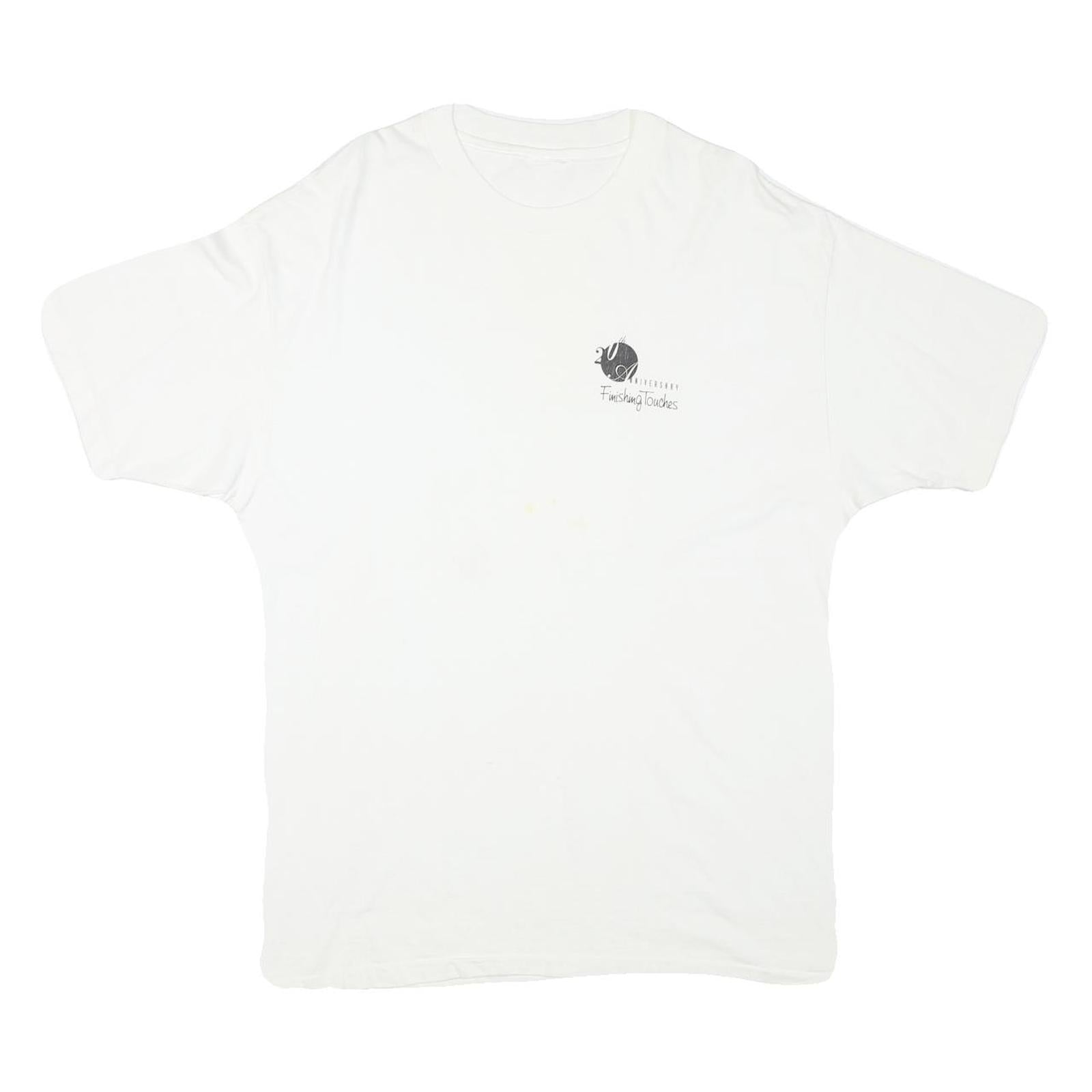 Buy Mens White XL Graphic T-Shirt Short Sleeve Crew Neck Cotton Blend Casual Wear Refurbished - $11.69 Mens White XL Graphic T-Shirt Short Sleeve Crew Neck Cotton Blend Casual Wear Refurbished - N/A refurbished available on Cerqular