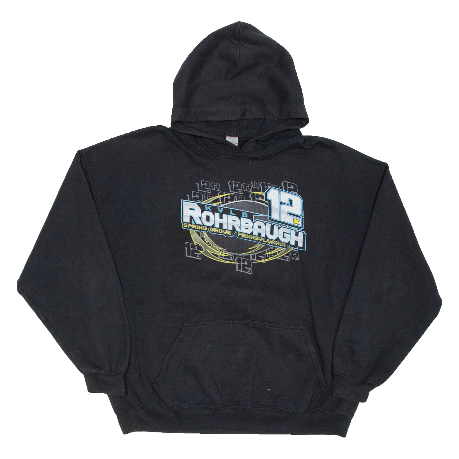 GILDAN Spring Grove Pennsylvania Mens Black Hoodie Pullover XL Refurbished - N/A refurbished available on Cerqular