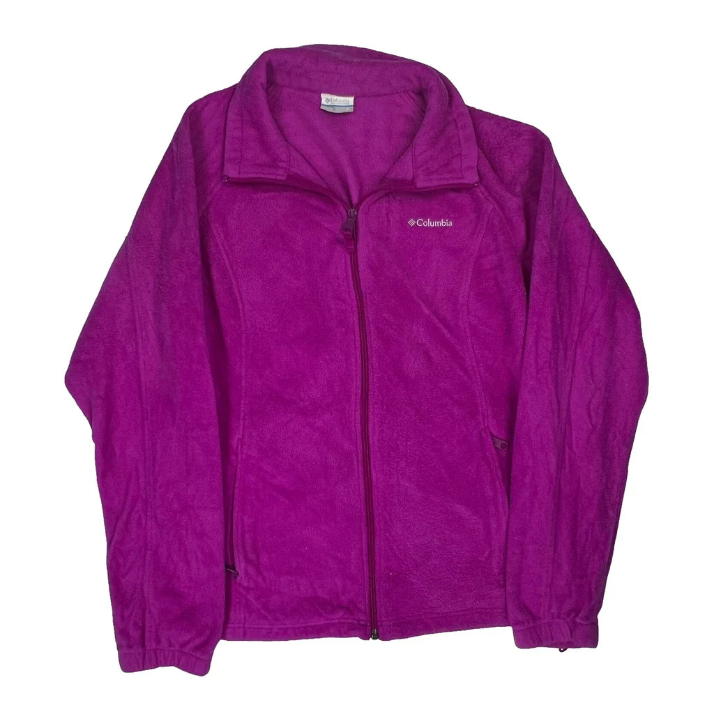 Buy Columbia Fleece Jacket - XL Purple Polyester Refurbished - $46.89 Columbia Fleece Jacket - XL Purple Polyester Refurbished - Thrifted (note: this is a term often used to describe second- refurbished available on Cerqular