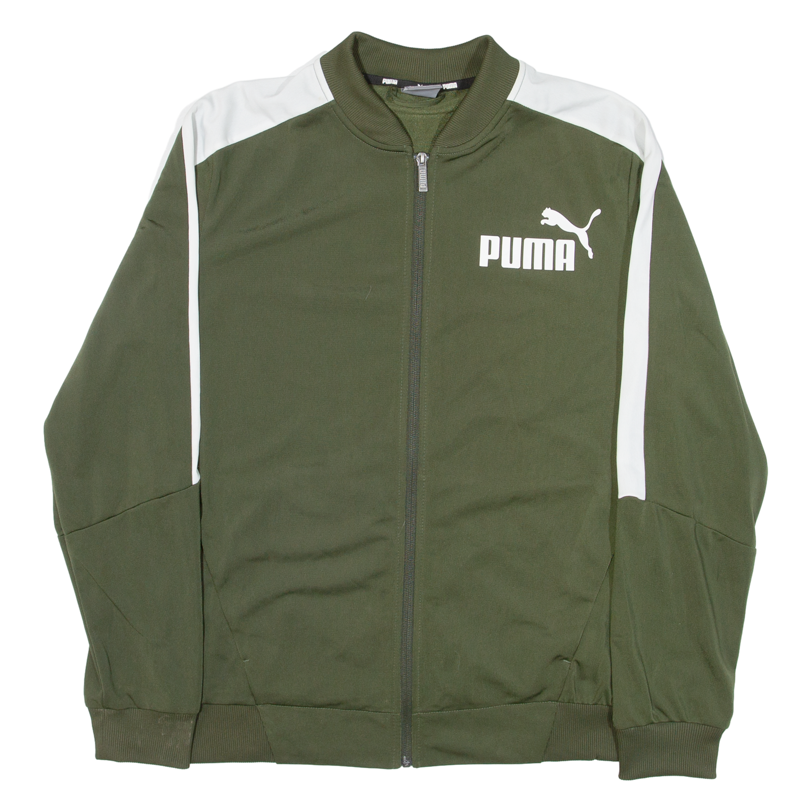 PUMA Mens Track Jacket Green M Refurbished - N/A refurbished available on Cerqular