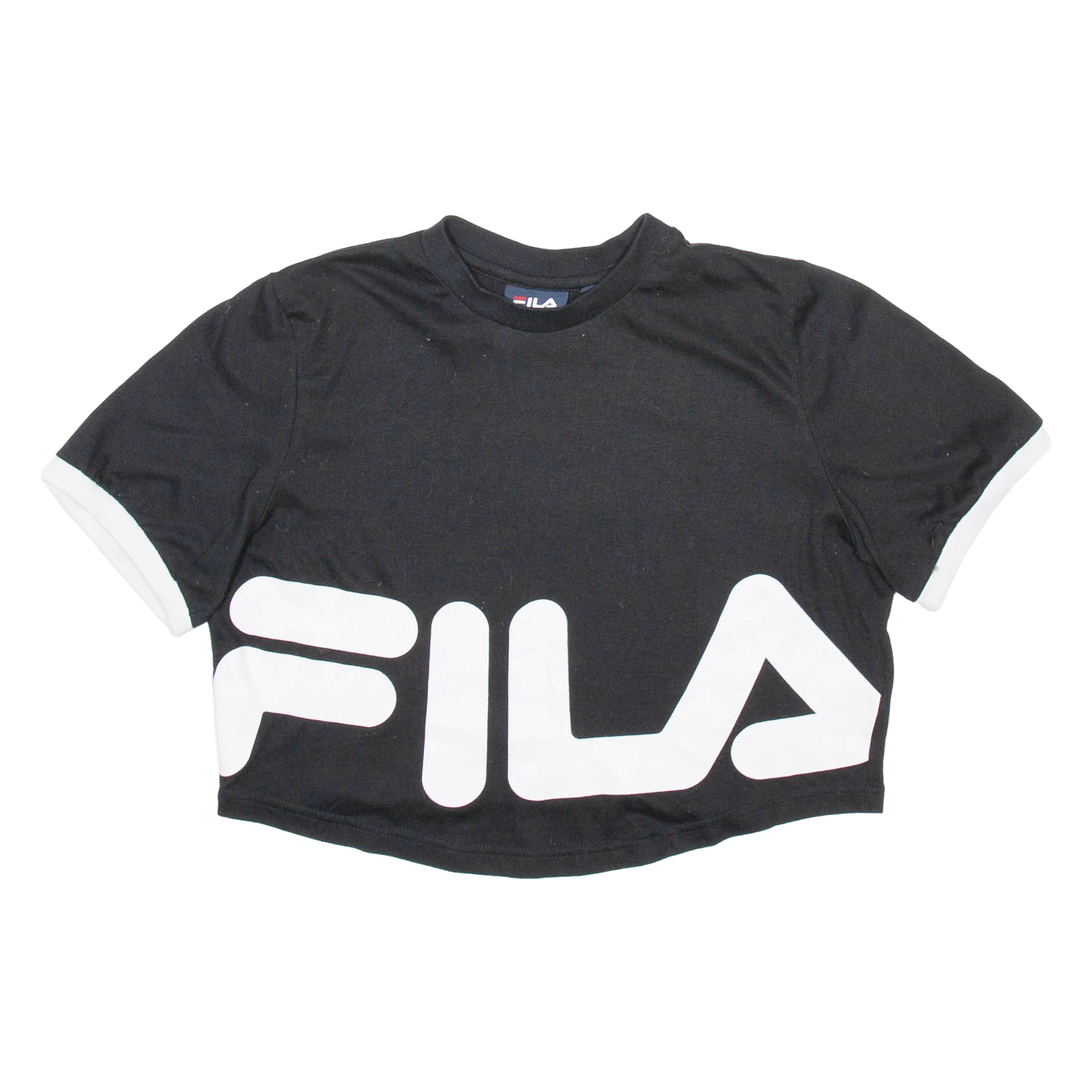 FILA Crop Womens T-Shirt Black S Refurbished - N/A refurbished available on Cerqular