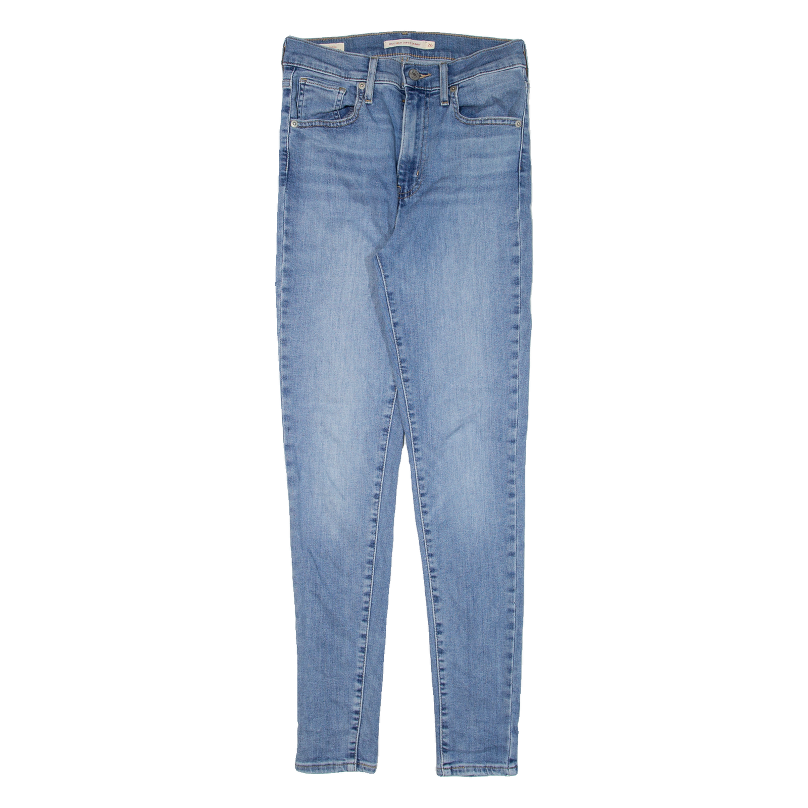 LEVI'S Mile High Womens Jeans Blue Slim Skinny W26 L28 Refurbished - N/A refurbished available on Cerqular