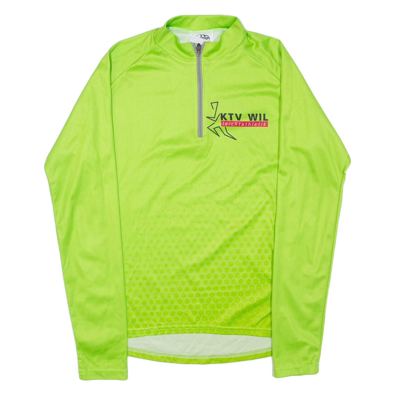 ANDEER Mens T-Shirt Green Long Sleeve 1/4 Zip XS Refurbished - N/A refurbished available on Cerqular