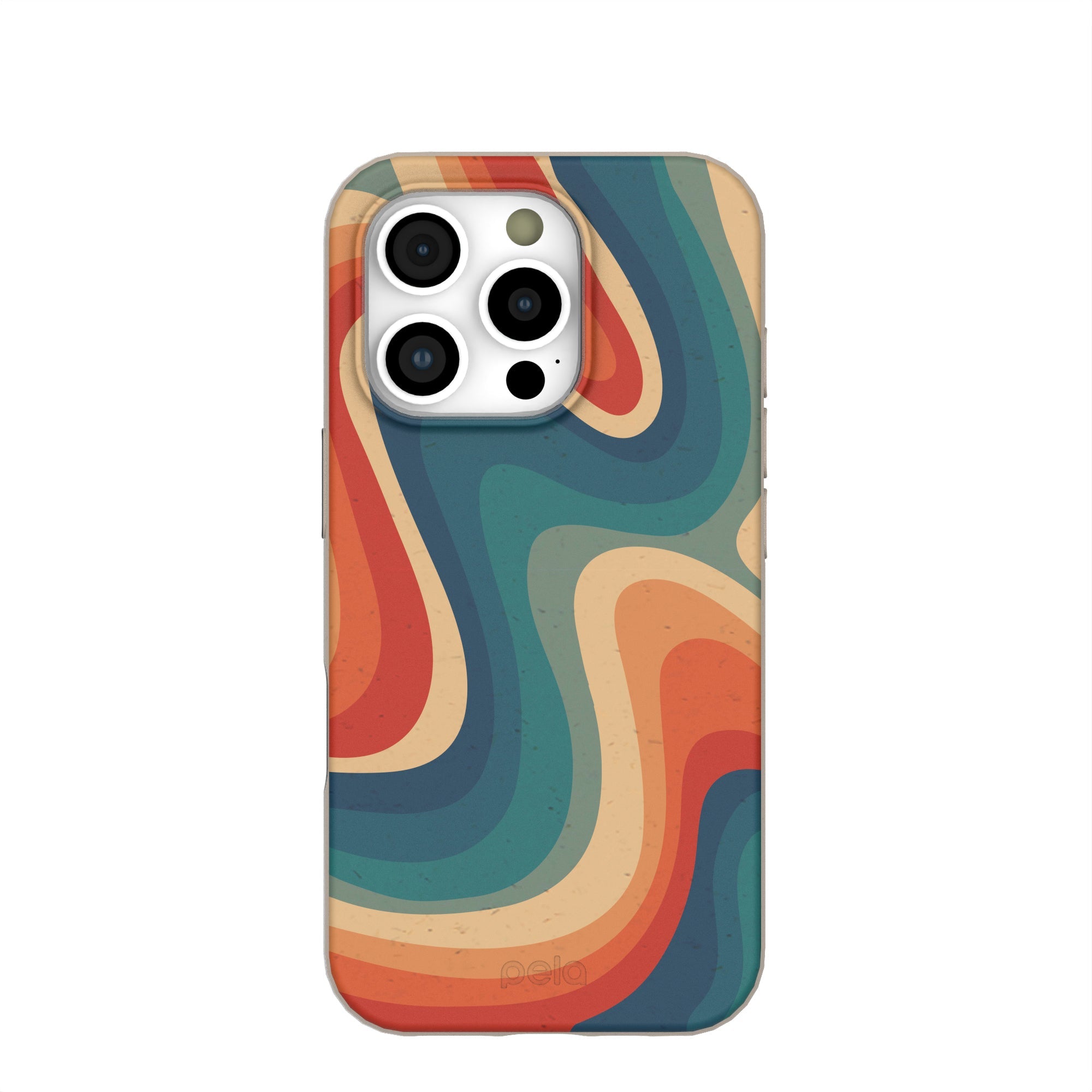 Seashell Disco iPhone 16 Pro Case Refurbished - Pela Case refurbished available on Cerqular
