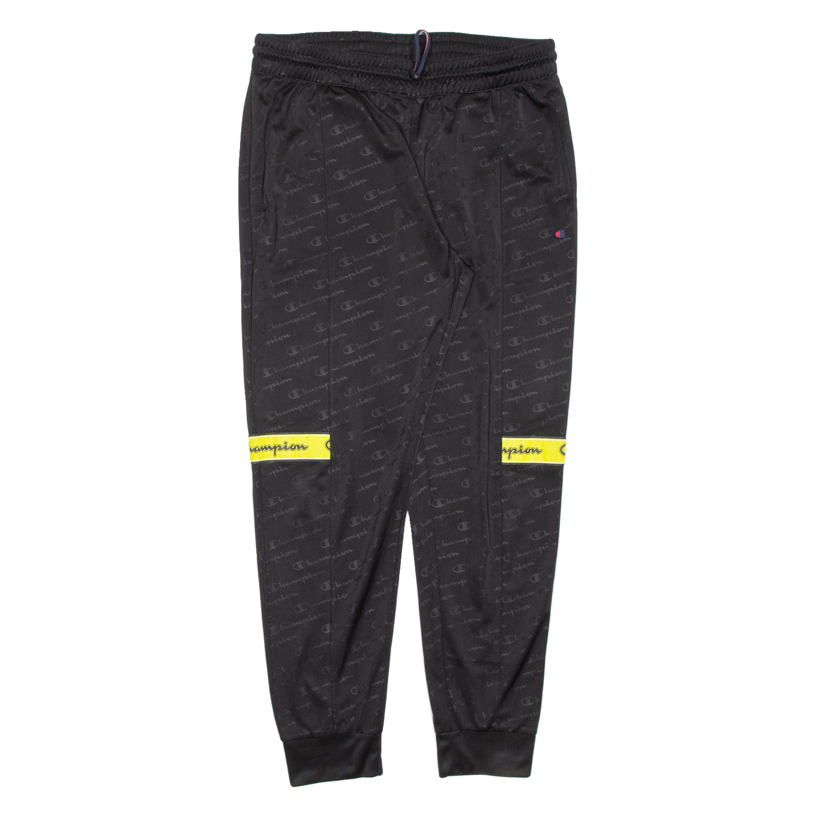 CHAMPION Mens Track Pants Black Tapered L W32 L30 Refurbished - N/A refurbished available on Cerqular