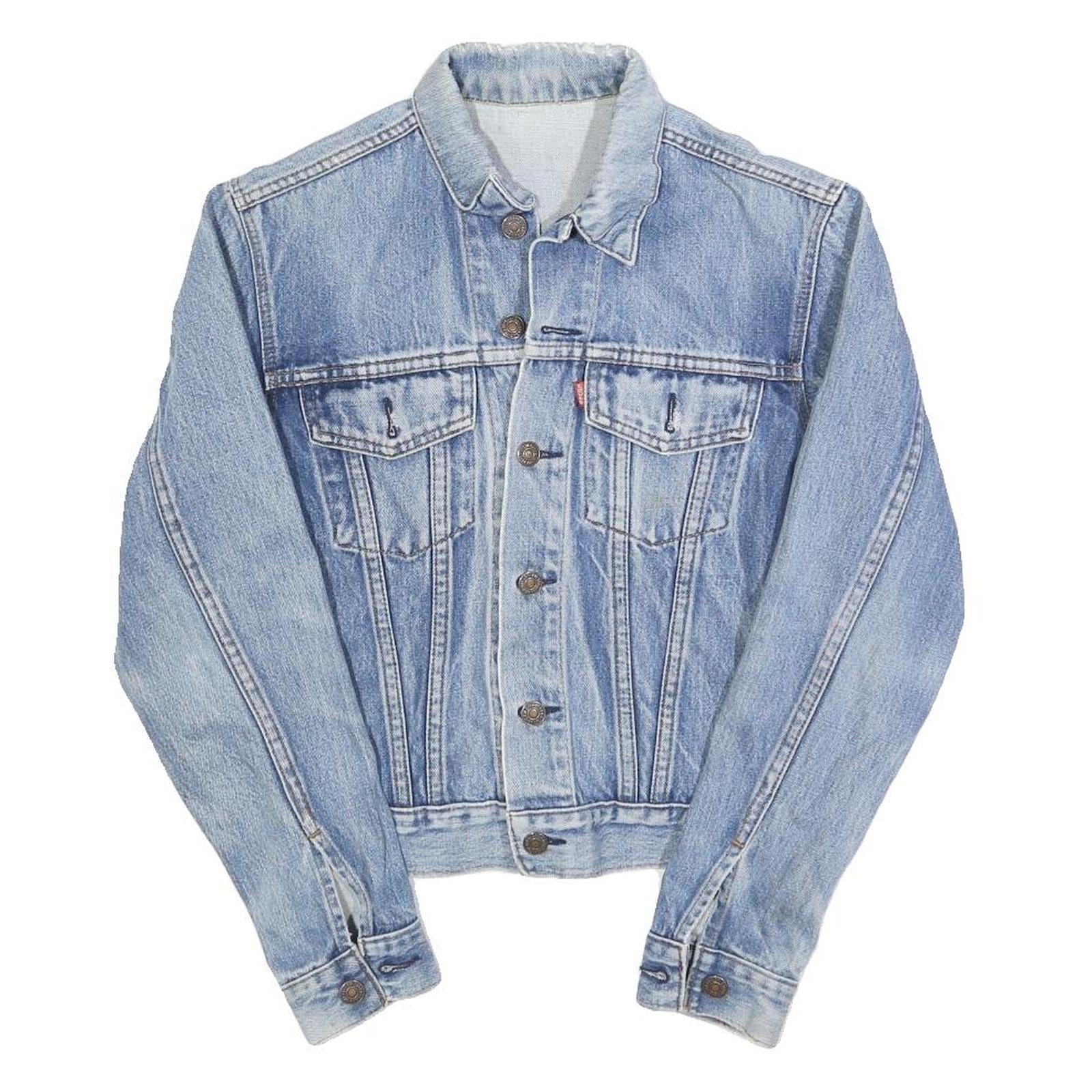 Buy LEVI'S Mens Blue Denim Jacket XS Cotton Classic Button Closure Vintage Style Refurbished - $61.09 LEVI'S Mens Blue Denim Jacket XS Cotton Classic Button Closure Vintage Style Refurbished - N/A refurbished available on Cerqular
