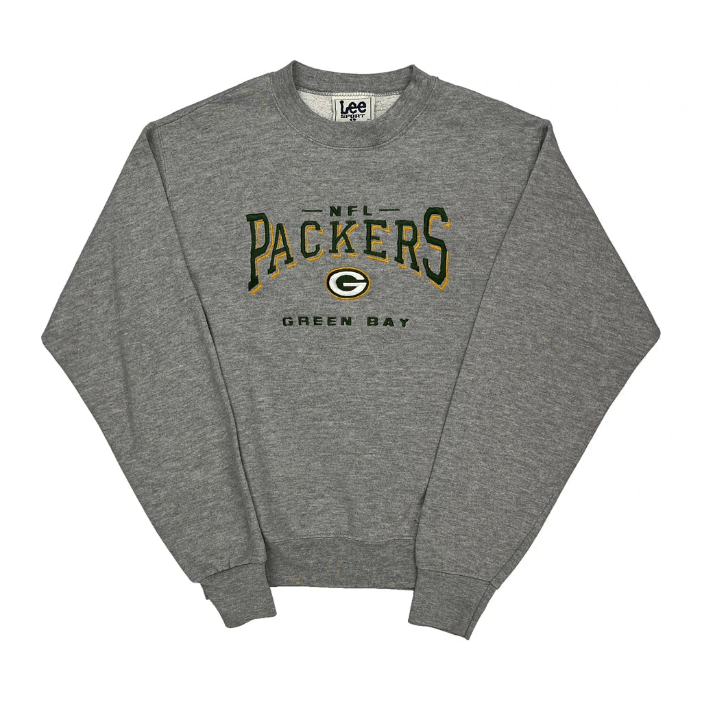 Buy Green Bay Packers Lee Sport Nfl Sweatshirt - Large Grey Cotton Blend Refurbished - $60.29 Green Bay Packers Lee Sport Nfl Sweatshirt - Large Grey Cotton Blend Refurbished - Thrifted (note: this is a term often used to describe second- refurbished available on Cerqular