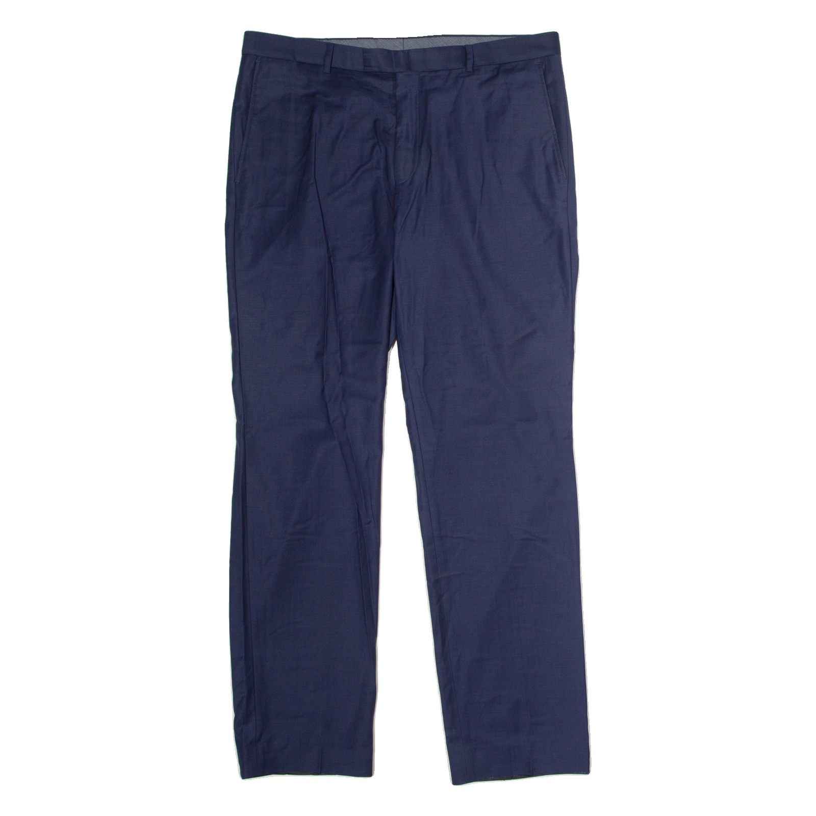 JOOP! Mens Trousers Blue Regular Straight Wool W38 L32 Refurbished - N/A refurbished available on Cerqular
