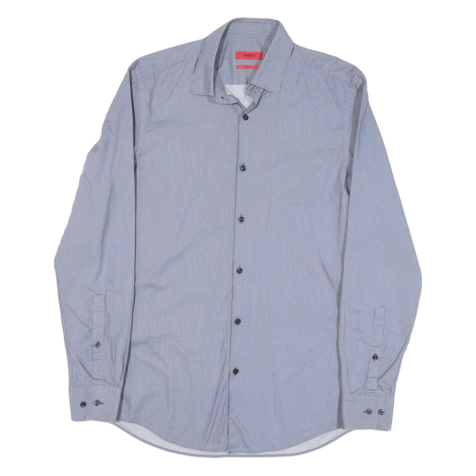 Buy HUGO Mens Blue & White Shirt M Cotton Blend Long Sleeve Button Collar Refurbished - $28.59 HUGO Mens Blue & White Shirt M Cotton Blend Long Sleeve Button Collar Refurbished - N/A refurbished available on Cerqular