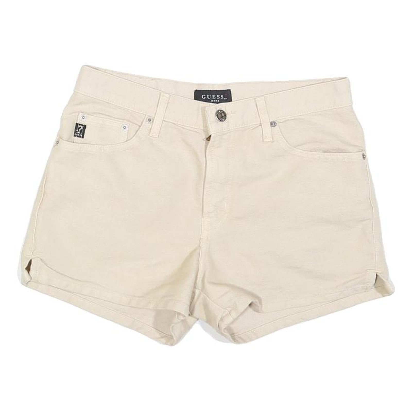 Buy GUESS Womens Shorts Cream Casual Plain S W28 Summer Cotton Blend Refurbished - $25.99 GUESS Womens Shorts Cream Casual Plain S W28 Summer Cotton Blend Refurbished - N/A refurbished available on Cerqular