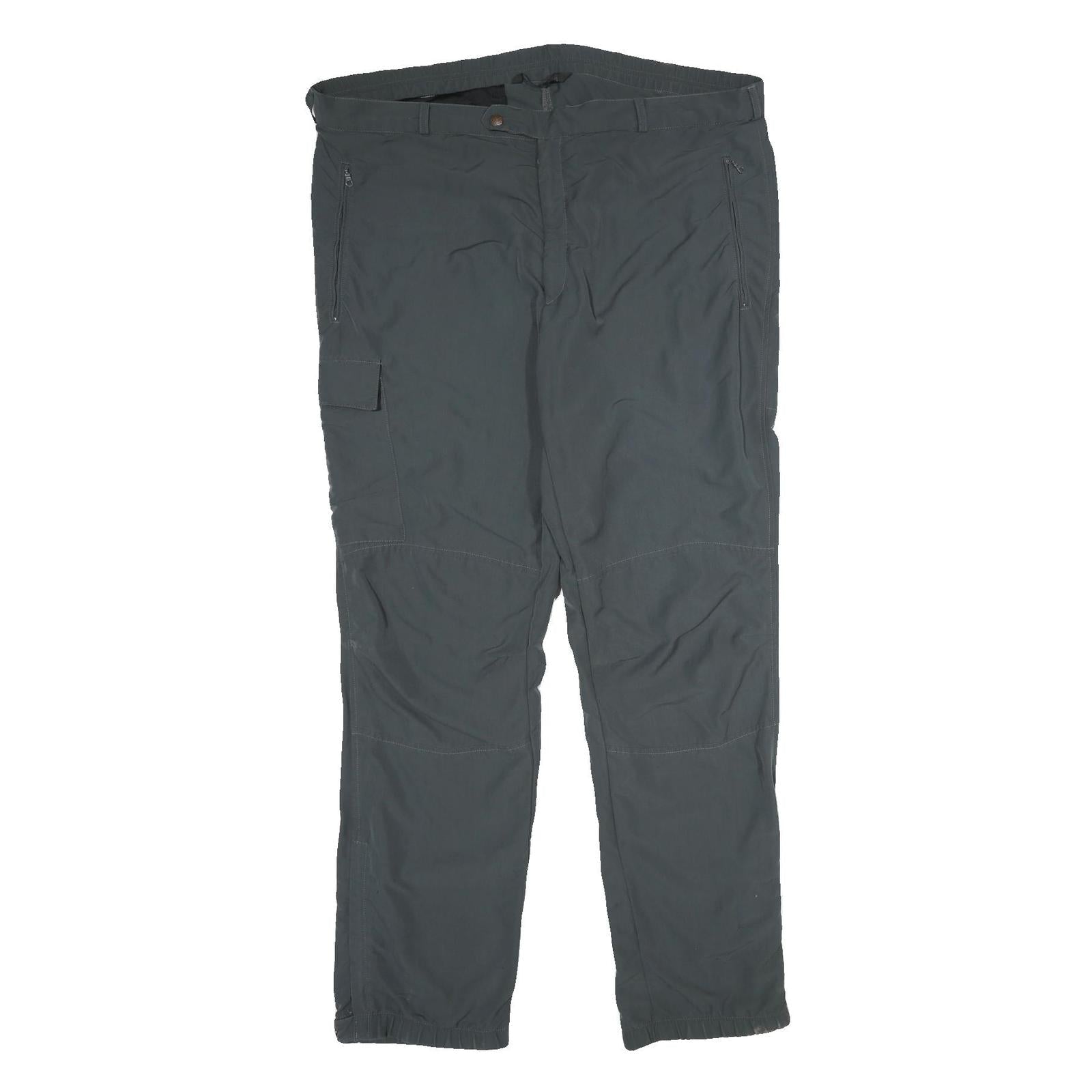 SALEWA Mens Nylon Dark Grey Regular Fit Cargo Trousers W44 L36 Outdoor Zip Refurbished - N/A refurbished available on Cerqular