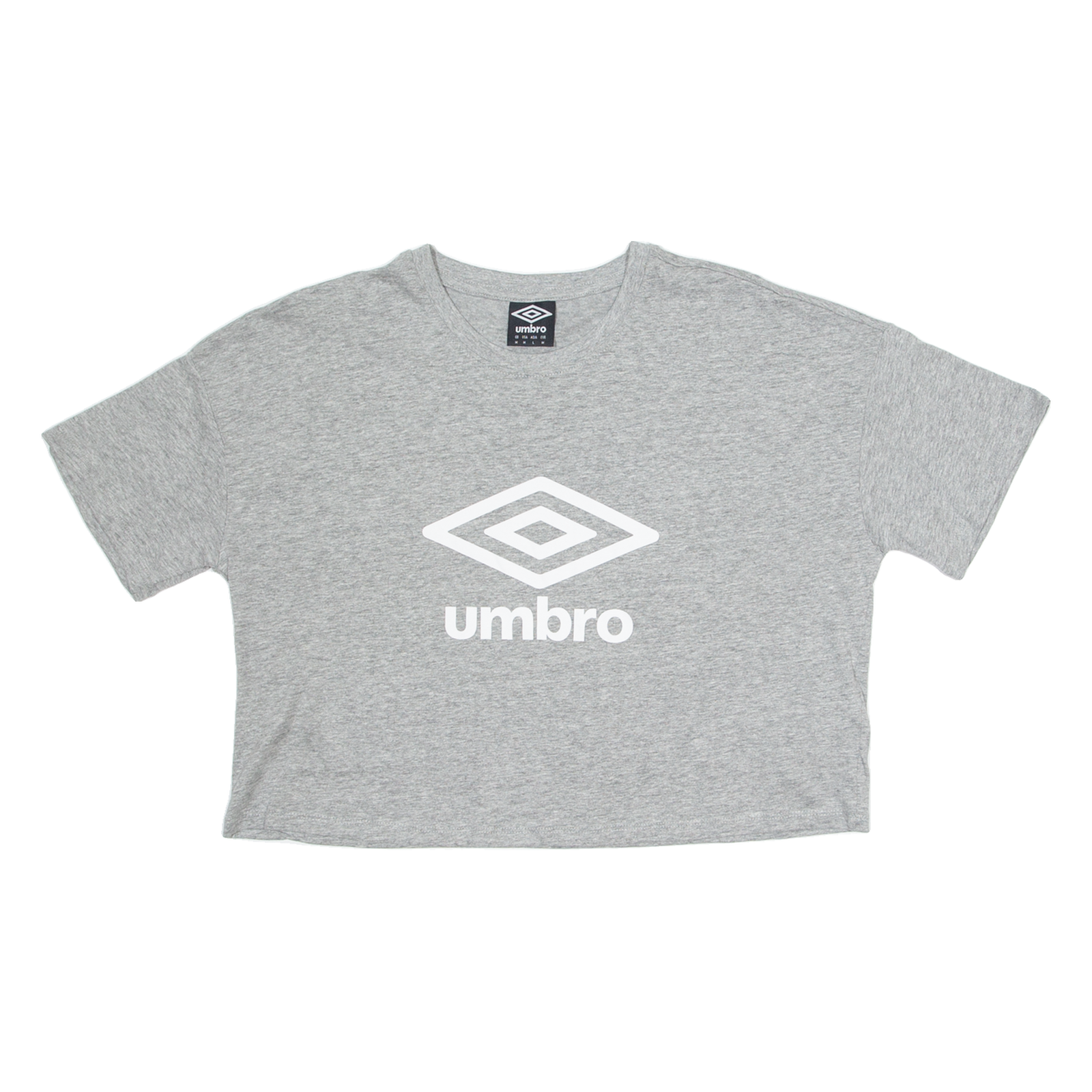 UMBRO Cropped Womens T-Shirt Grey M Refurbished - N/A refurbished available on Cerqular