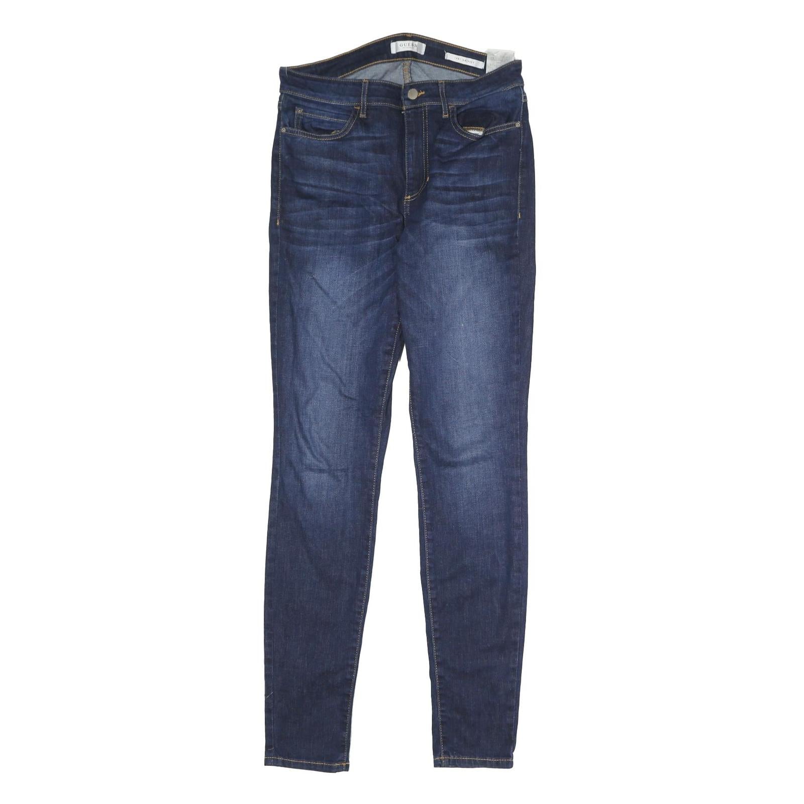 GUESS Womens Slim Fit Skinny Blue Denim Jeans W30 L31 Zip Cotton Blend Refurbished - N/A refurbished available on Cerqular
