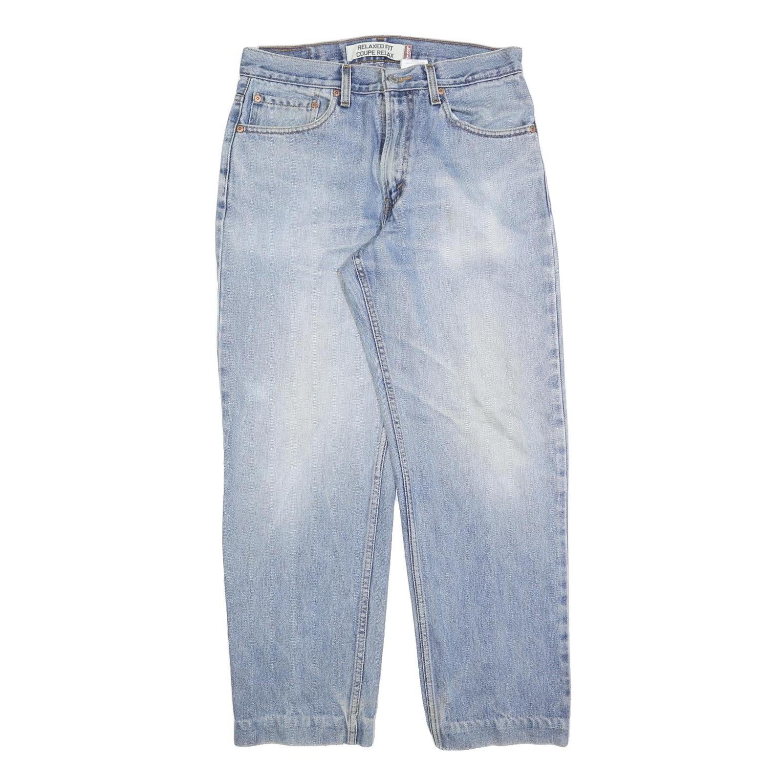 LEVI'S Mens Jeans Blue Relaxed Straight Denim Light W32 L29 Classic Casual Refurbished - N/A refurbished available on Cerqular