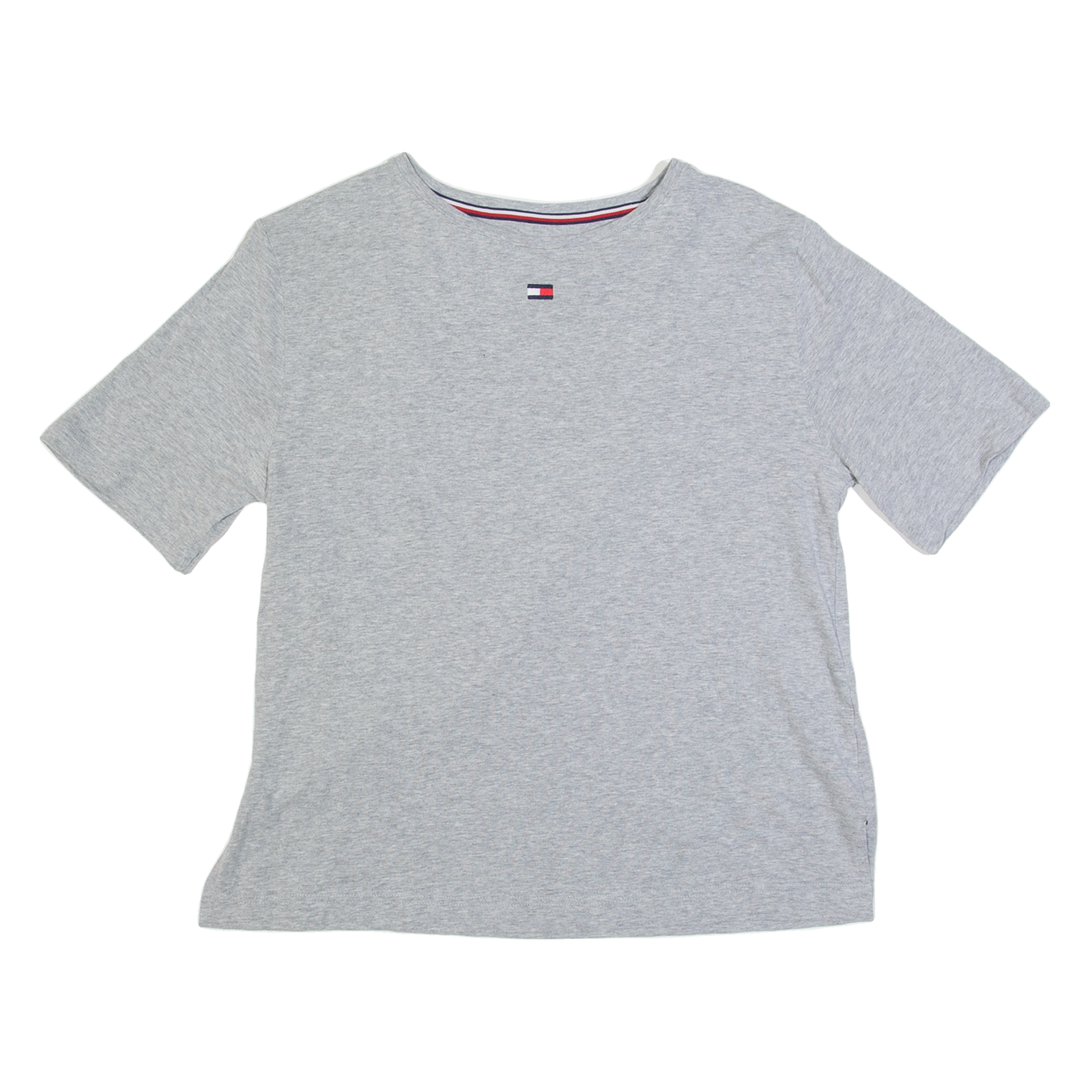 Buy TOMMY HILFIGER Oversized Cropped Womens T-Shirt Grey S Refurbished - $16.89 TOMMY HILFIGER Oversized Cropped Womens T-Shirt Grey S Refurbished - N/A refurbished available on Cerqular
