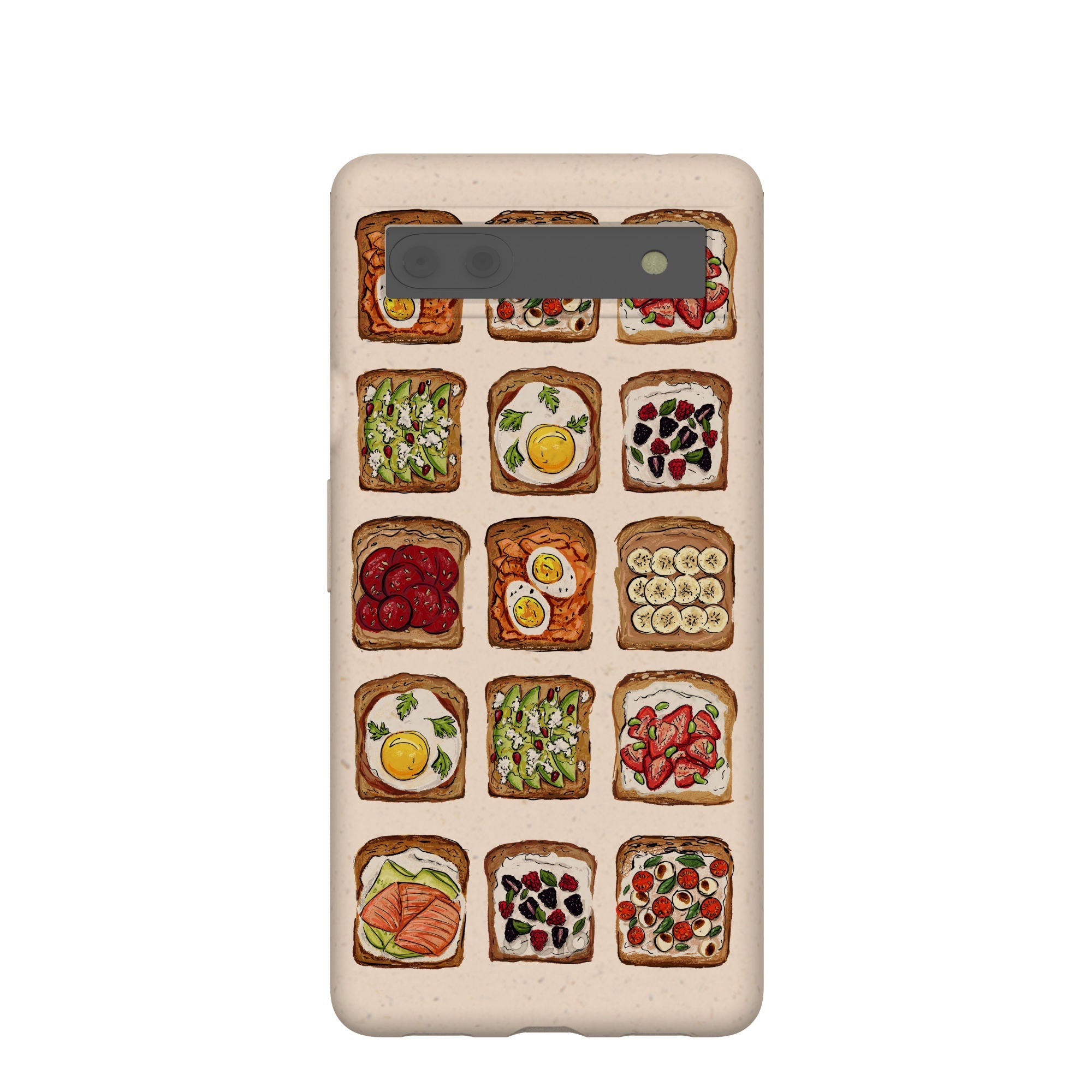 Seashell Toasted Google Pixel 6a Case Refurbished - Pela Case refurbished available on Cerqular