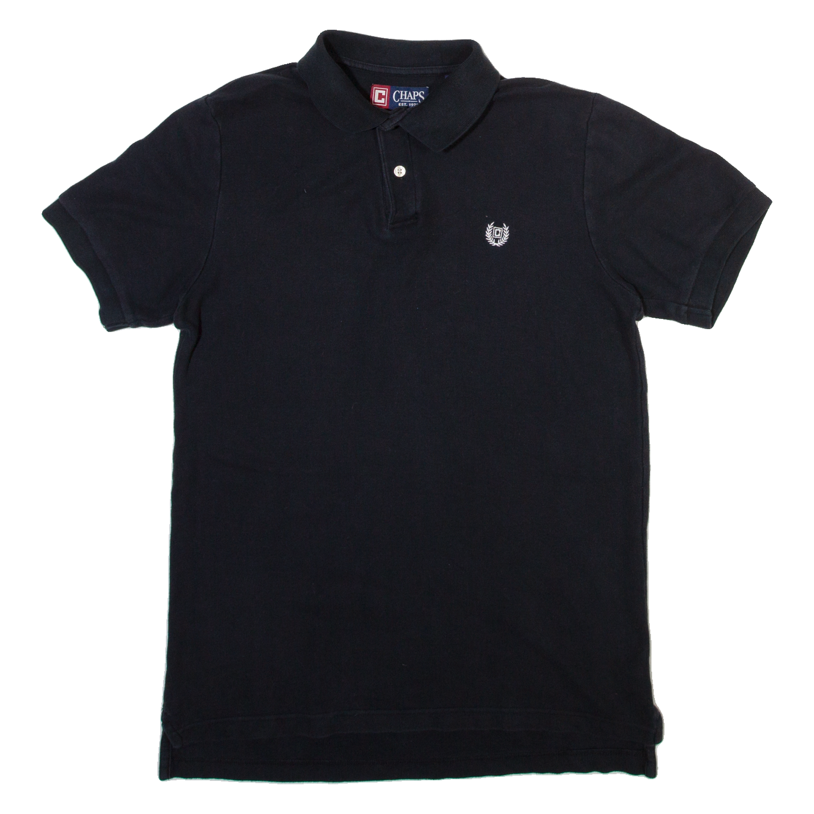 CHAPS Mens Polo Shirt Black S Refurbished - N/A refurbished available on Cerqular