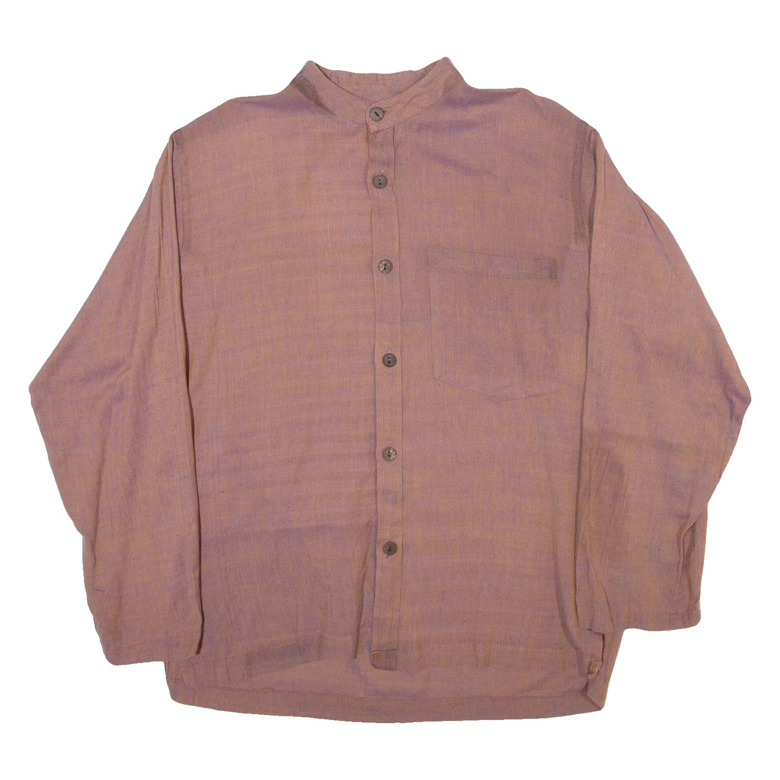 MODAS BAGDAD Mens Plain Shirt Brown Long Sleeve M Refurbished - N/A refurbished available on Cerqular