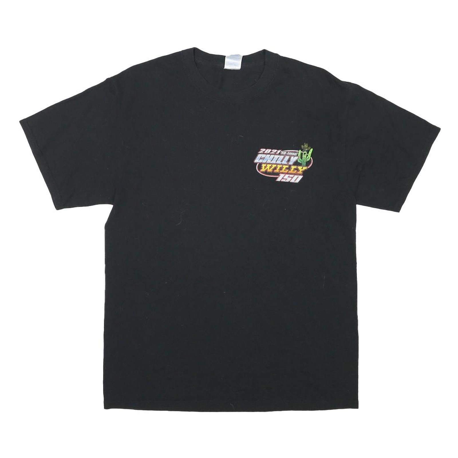 PORT & COMPANY Mens Black Chilly Willy 150 Graphic T-Shirt M Short Sleeve Crew Refurbished - N/A refurbished available on Cerqular