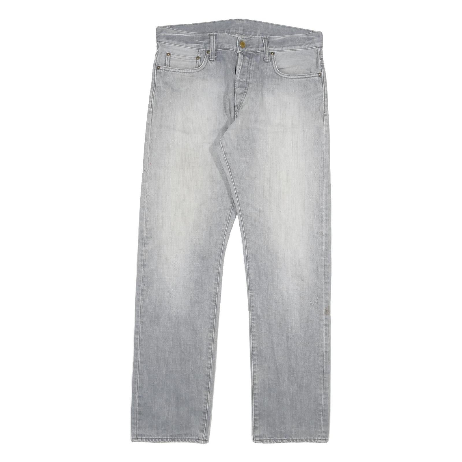 Buy CARHARTT Mens Grey Regular Straight Denim Cotton Blend Light W32 L32 Button Refurbished - $49.39 CARHARTT Mens Grey Regular Straight Denim Cotton Blend Light W32 L32 Button Refurbished - N/A refurbished available on Cerqular