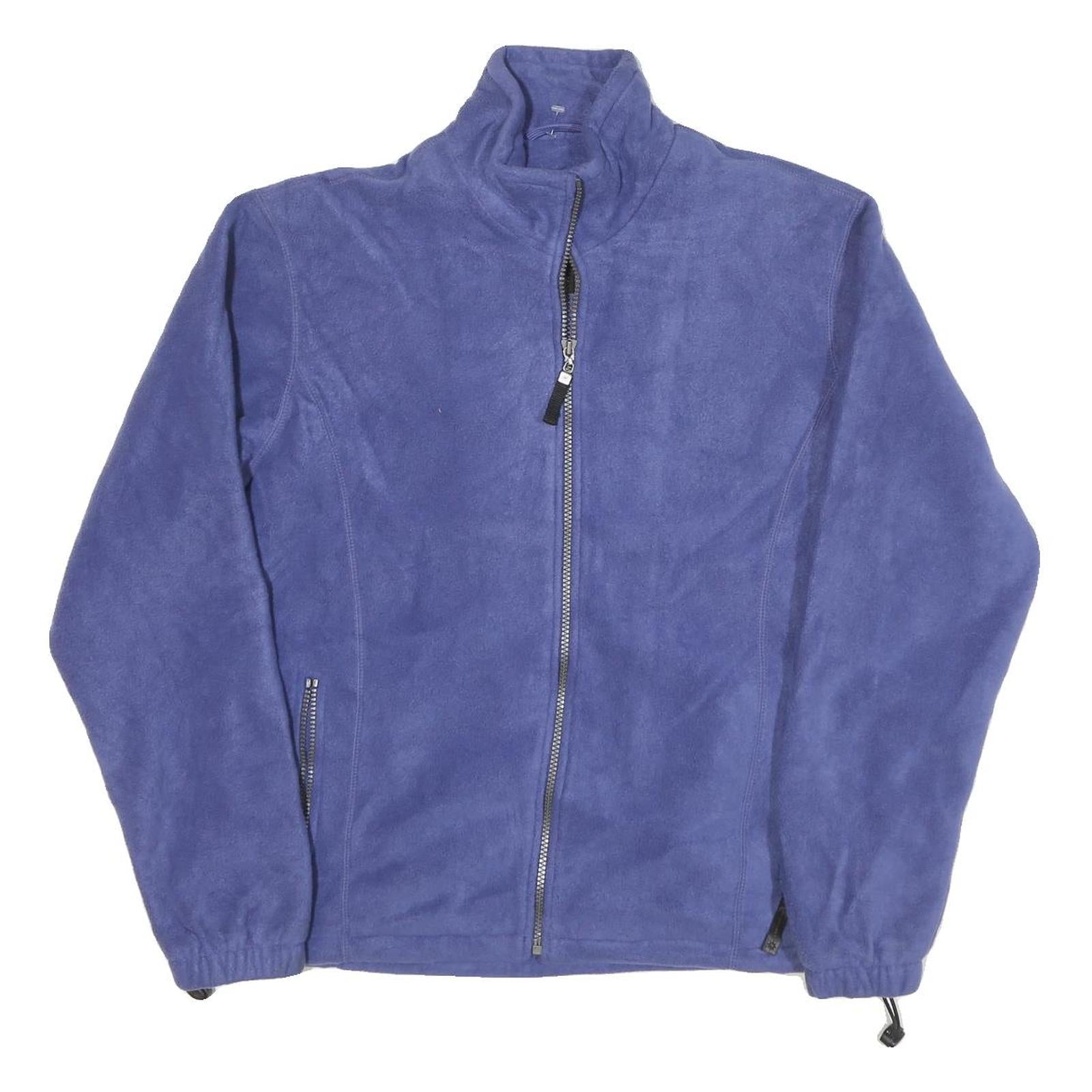 NORTH END Mens Blue Jacket M Polyester Blend Zip Fleece Plain Casual Outerwear Refurbished - N/A refurbished available on Cerqular