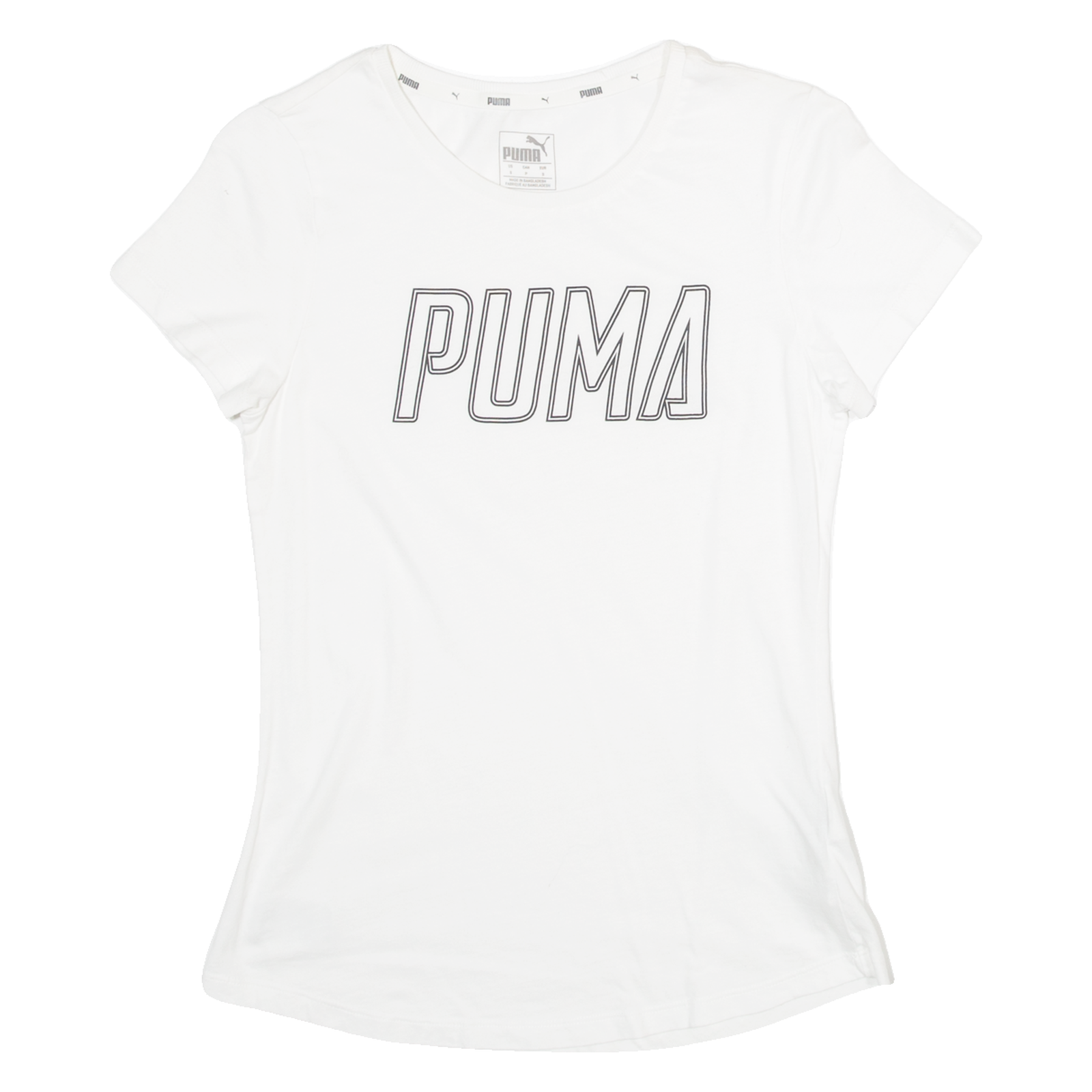 PUMA Womens T-Shirt White S Refurbished - N/A refurbished available on Cerqular