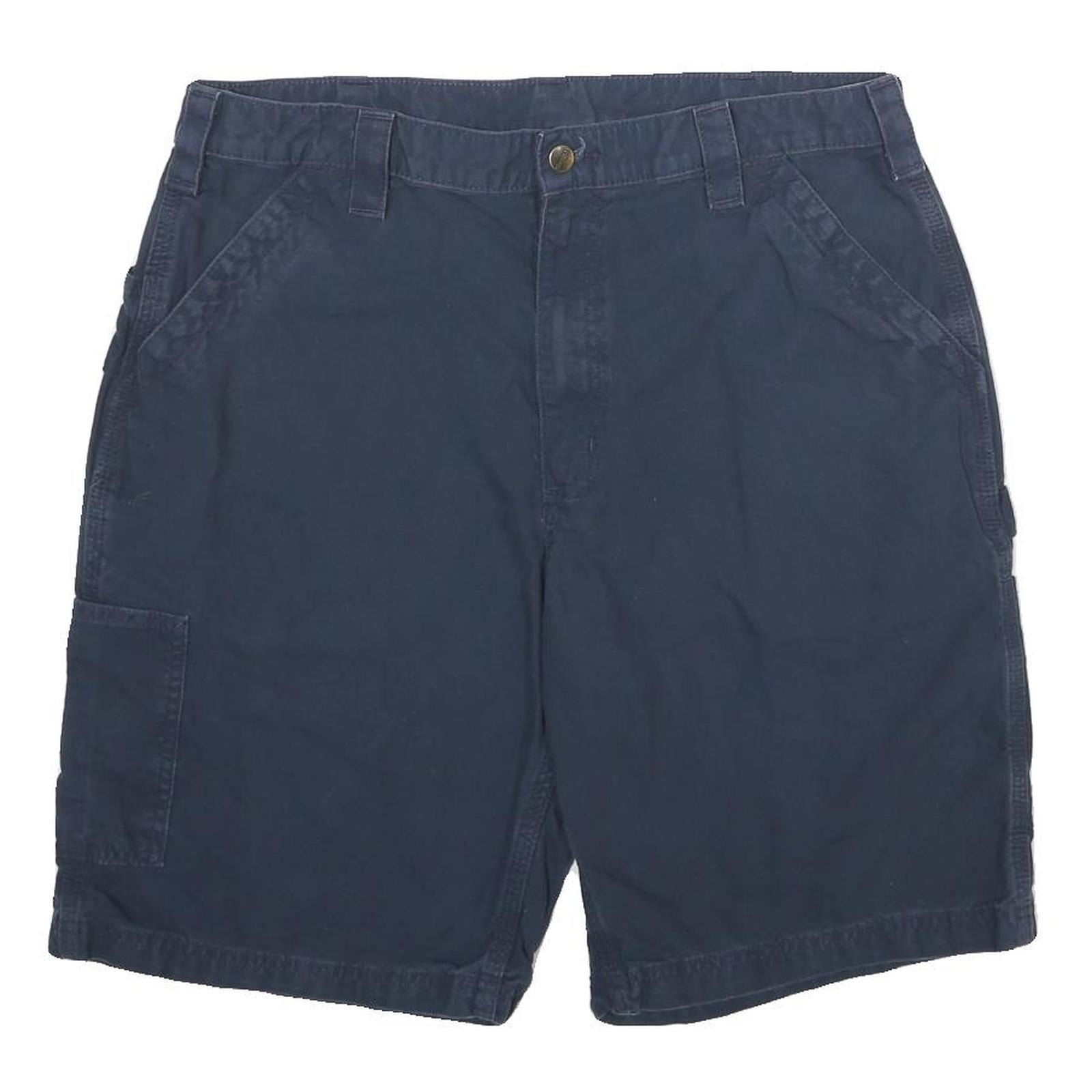CARHARTT Mens Shorts Blue Casual L W36 Durable Cotton Workwear Refurbished - N/A refurbished available on Cerqular