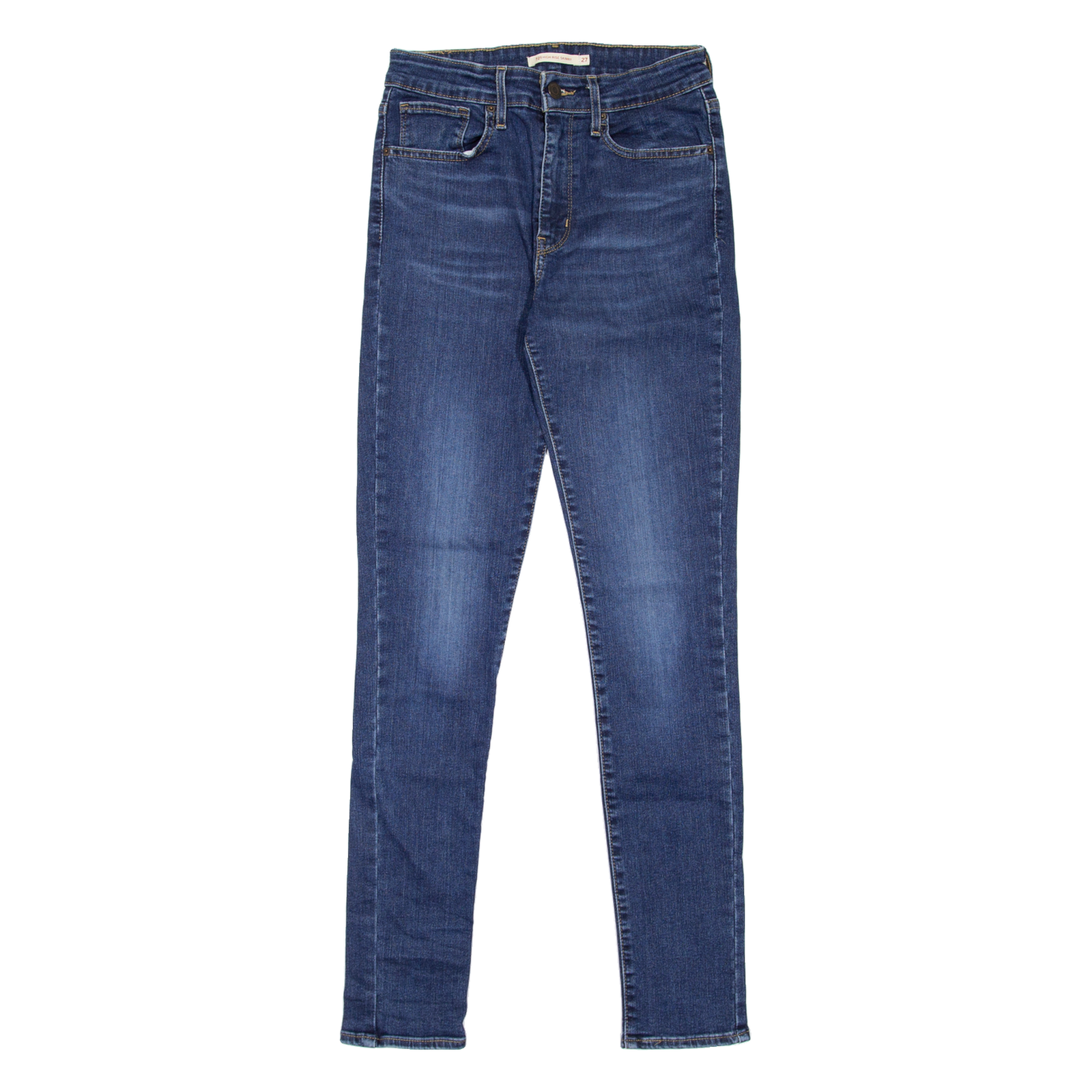 LEVI'S 721 High Rise Womens Jeans Blue Slim Skinny Stone Wash W27 L30 Refurbished - N/A refurbished available on Cerqular