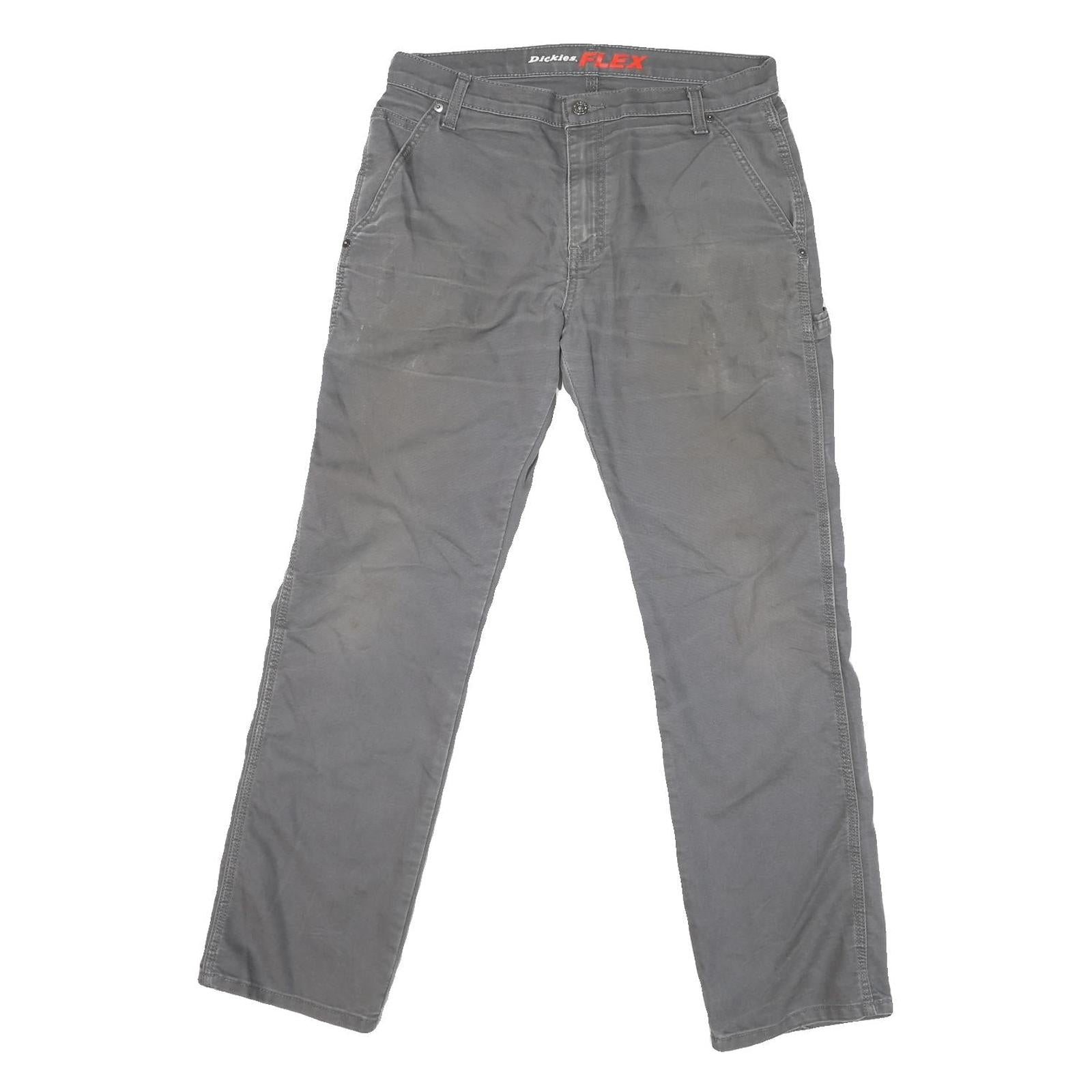Buy DICKIES Mens Jeans Grey Regular Straight Denim W34 L30 Workwear Pocket Zip Refurbished - $40.29 DICKIES Mens Jeans Grey Regular Straight Denim W34 L30 Workwear Pocket Zip Refurbished - N/A refurbished available on Cerqular