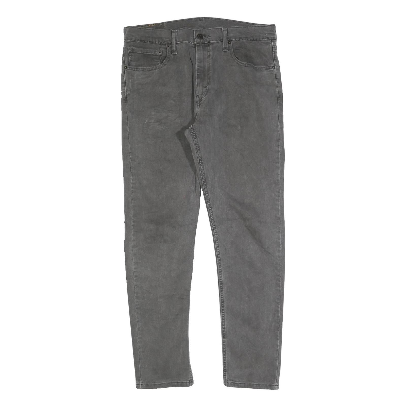 LEVI'S 512 Tapered Mens Jeans Grey Slim Tapered Denim Medium W33 L30 Stylish Fit Refurbished - N/A refurbished available on Cerqular