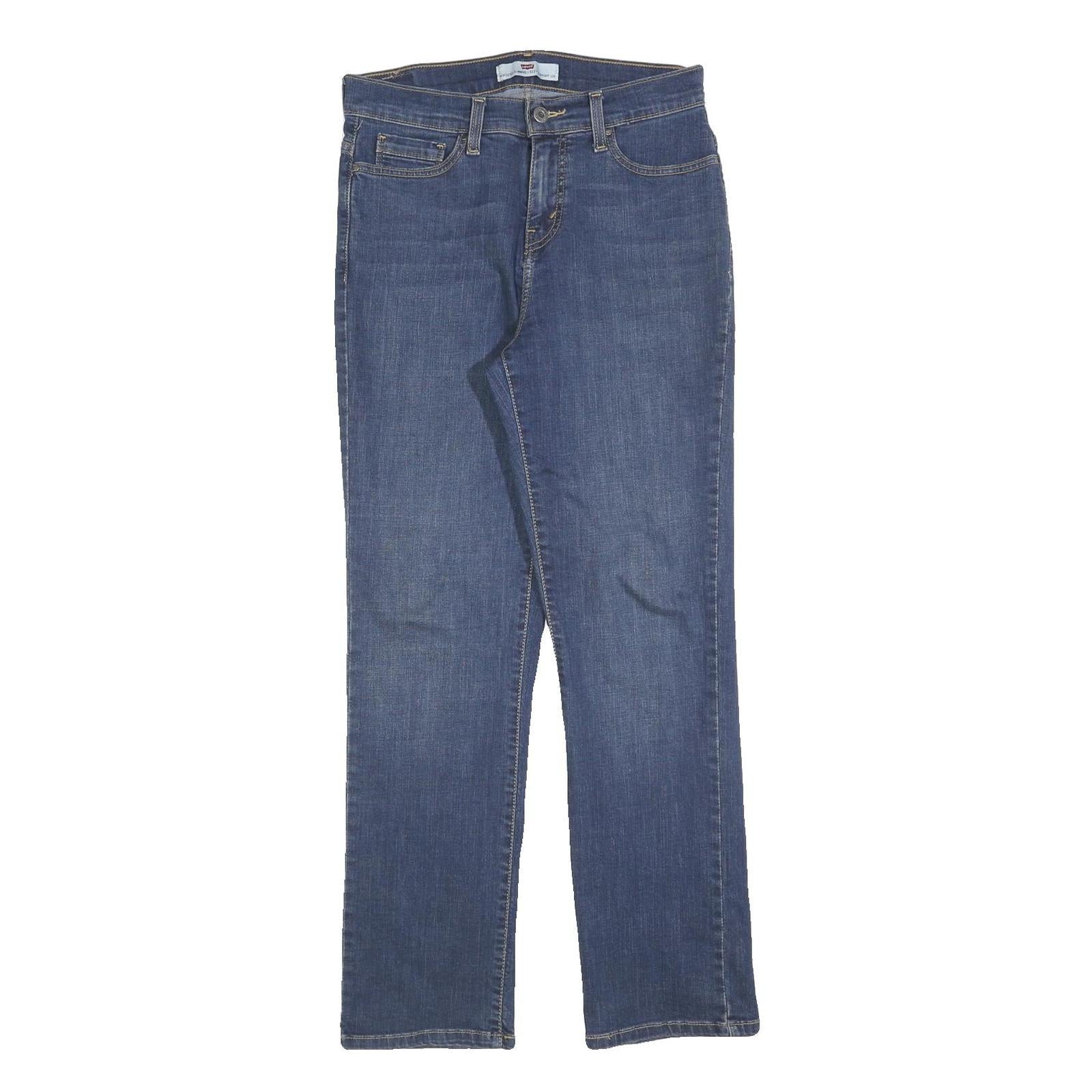 LEVI'S 512 Straight Womens Jeans Blue Slim Denim W30 L30 Studded Pocket Detail Refurbished - N/A refurbished available on Cerqular