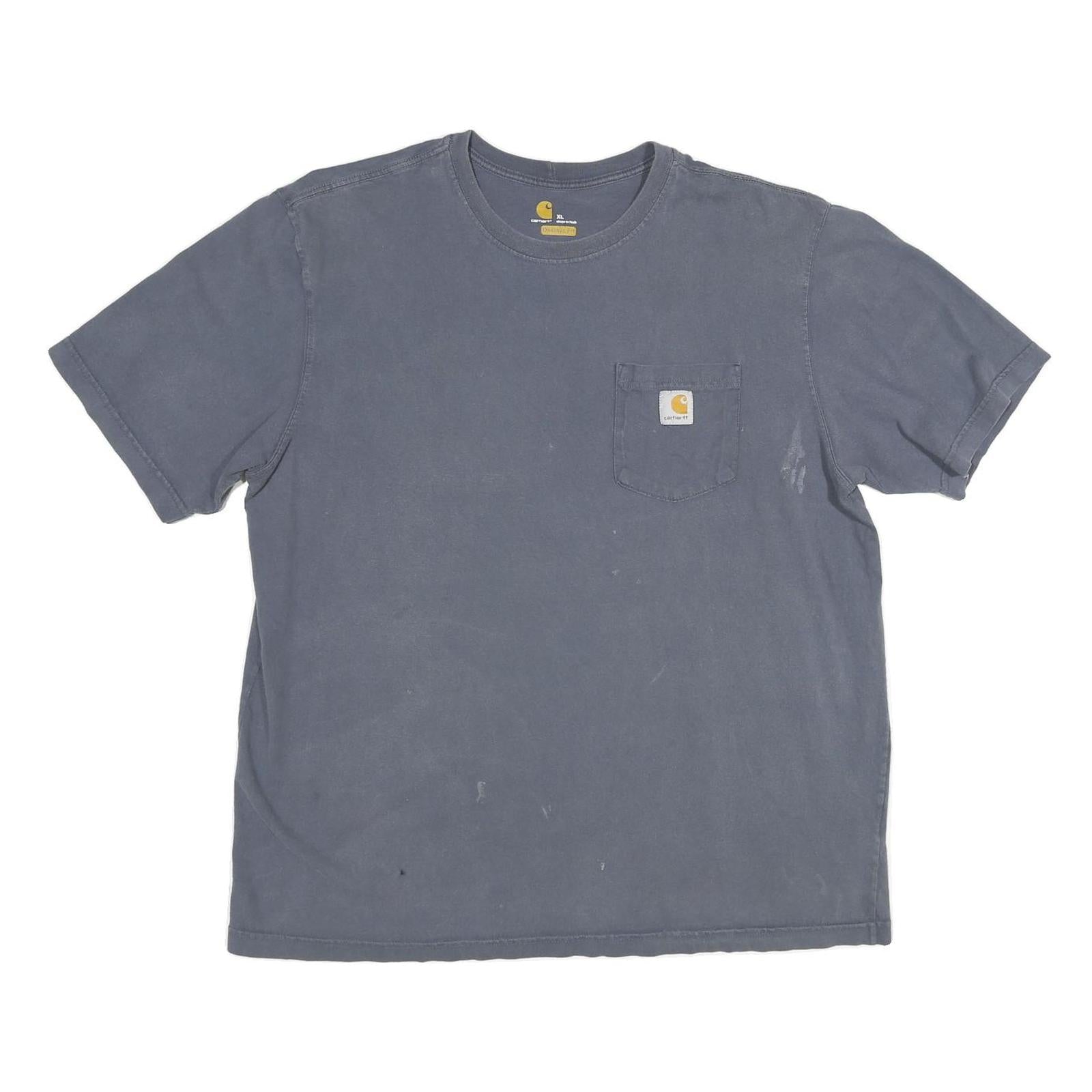 Buy CARHARTT Mens Blue Pocket T-Shirt XL Short Sleeve Crew Neck Cotton Blend Casual Refurbished - $27.29 CARHARTT Mens Blue Pocket T-Shirt XL Short Sleeve Crew Neck Cotton Blend Casual Refurbished - N/A refurbished available on Cerqular