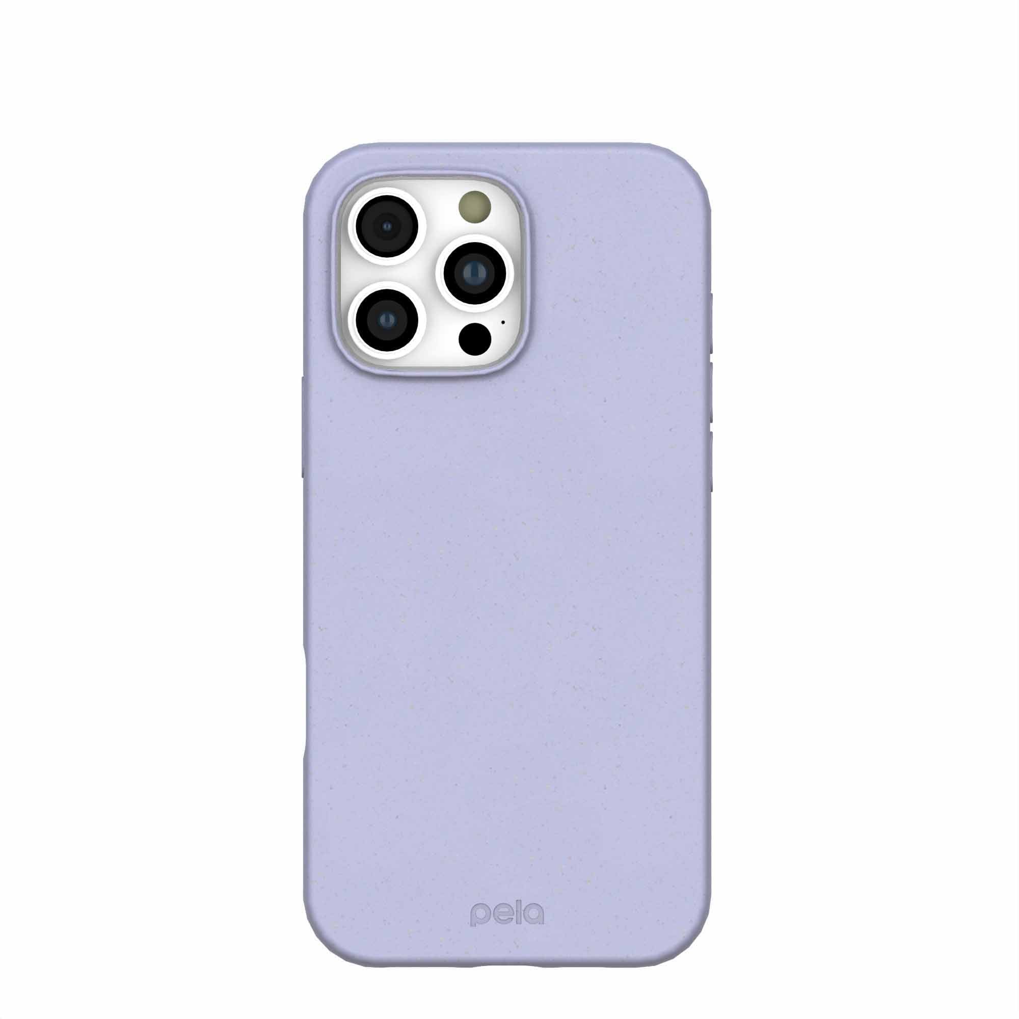 Lavender iPhone 16 Pro Max Case Refurbished - Pela Case refurbished available on Cerqular