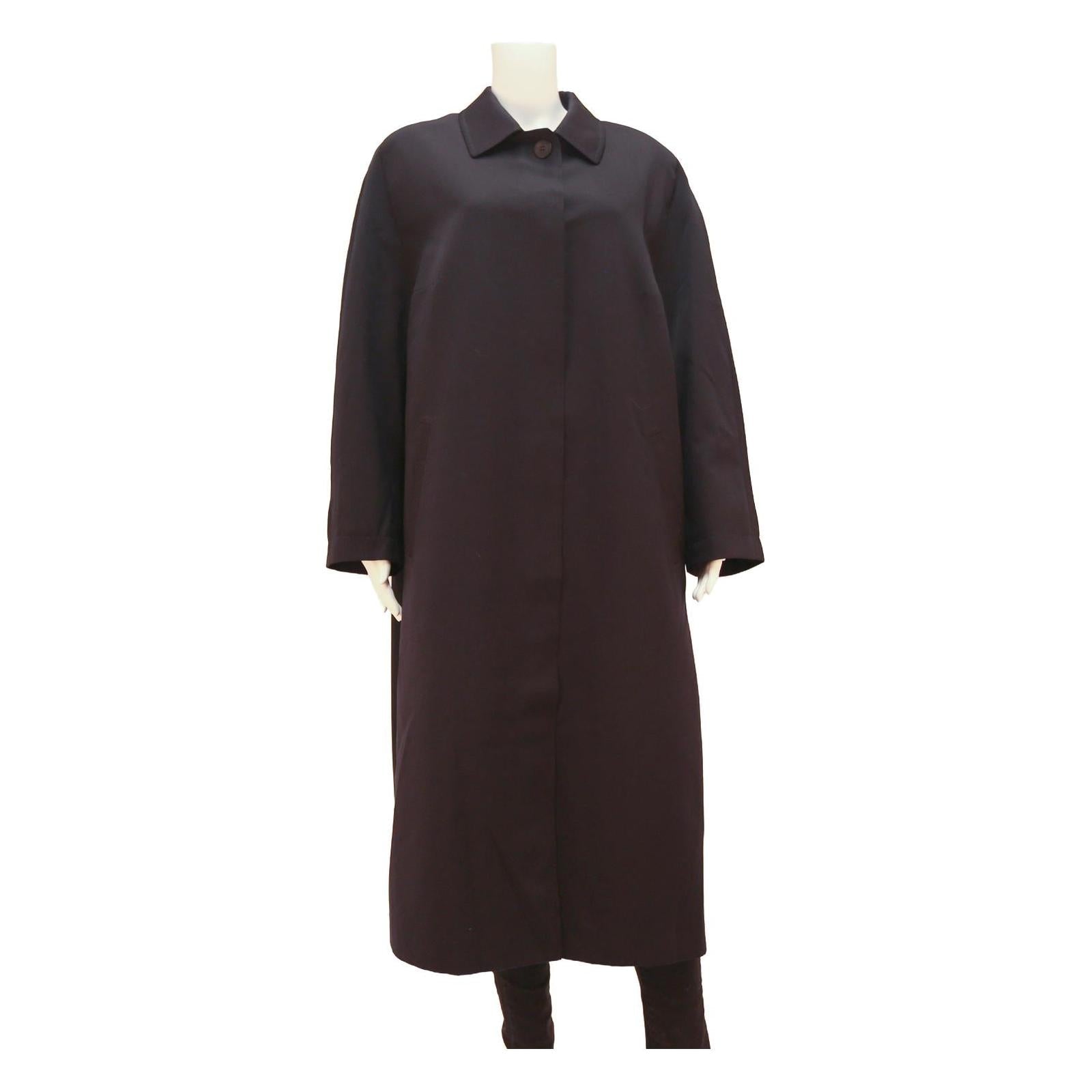 DEL MOD Womens Black Button Jacket L Polyester Blend Classic Long Sleeve Plain Refurbished - N/A refurbished available on Cerqular