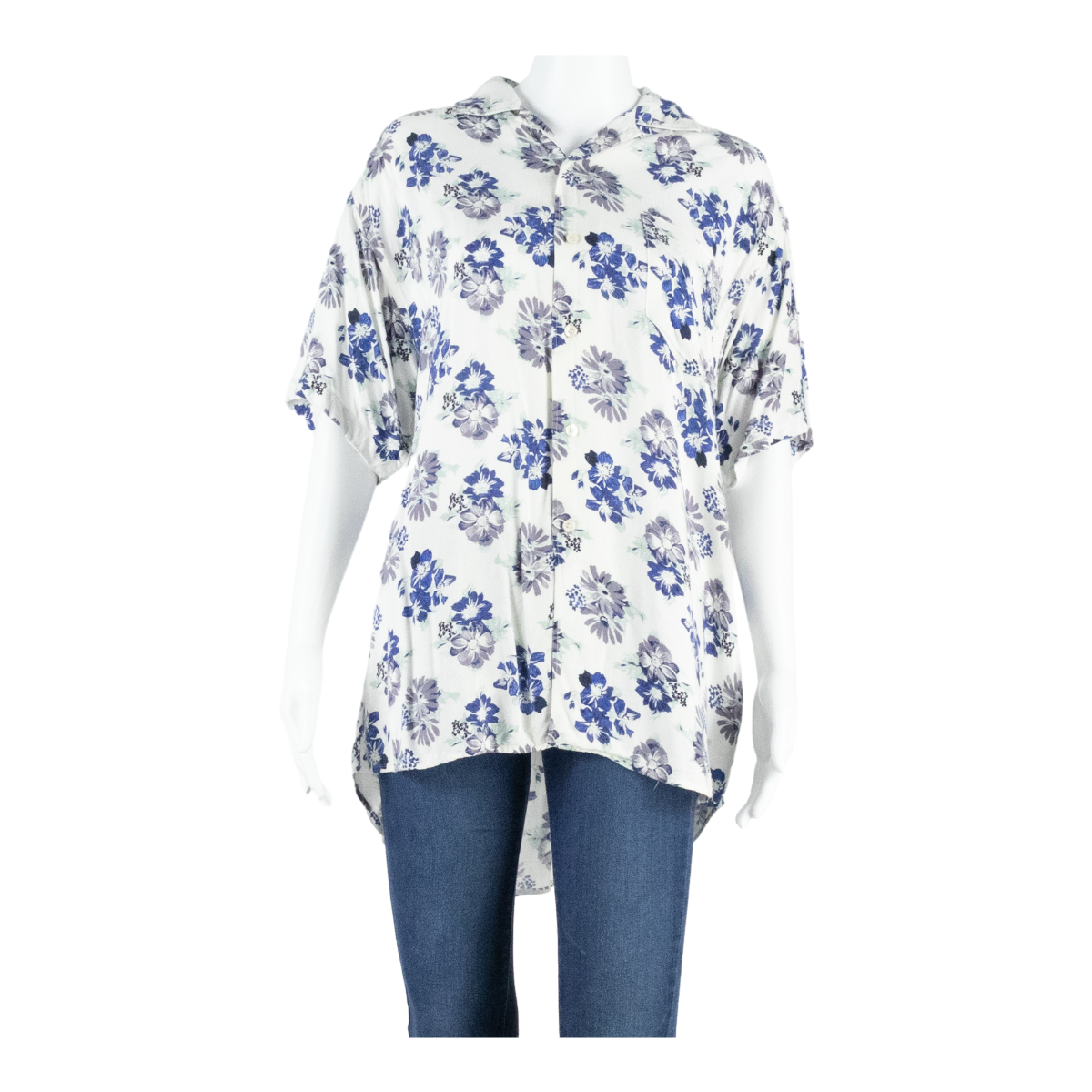 Buy Womens Printed Blouse Purple Floral M Refurbished - $16.89 Womens Printed Blouse Purple Floral M Refurbished - N/A refurbished available on Cerqular