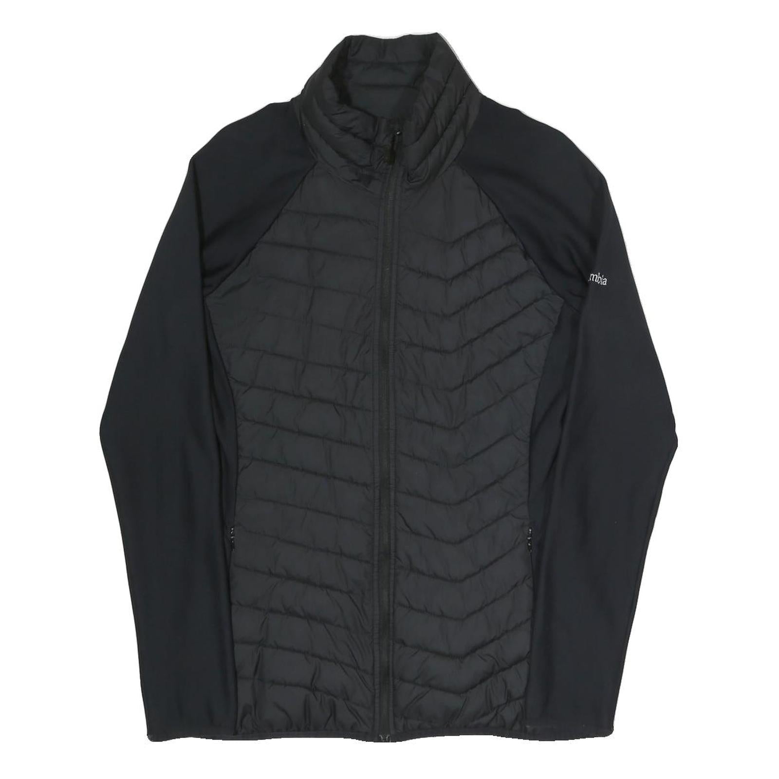 COLUMBIA Womens Black Shell Jacket L Polyester Blend Zip Outdoor Activewear Refurbished - N/A refurbished available on Cerqular