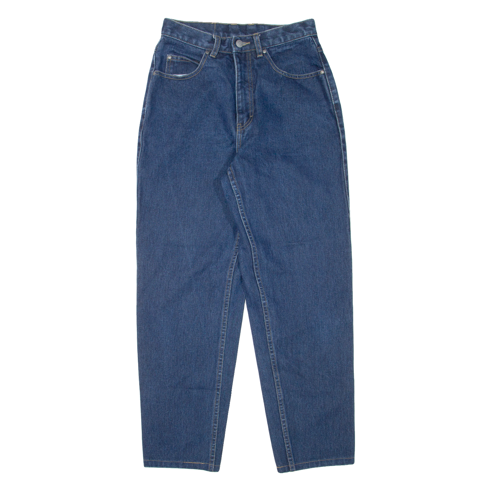 TEDDY'S Womens Jeans Blue Regular Mom 90s W25 L28 Refurbished - N/A refurbished available on Cerqular