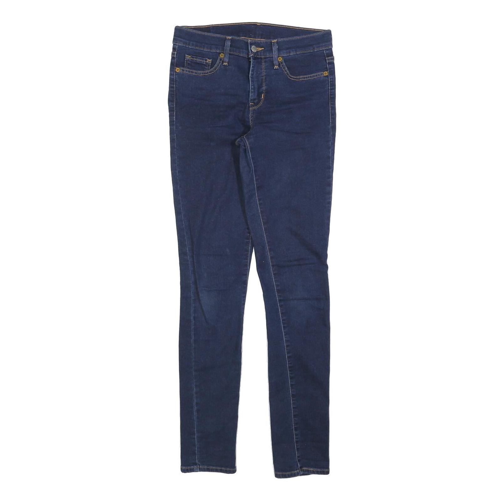 LEVI'S Womens Jeans Blue Slim Skinny Denim Medium W26 L32 Classic Fit Zip Refurbished - N/A refurbished available on Cerqular