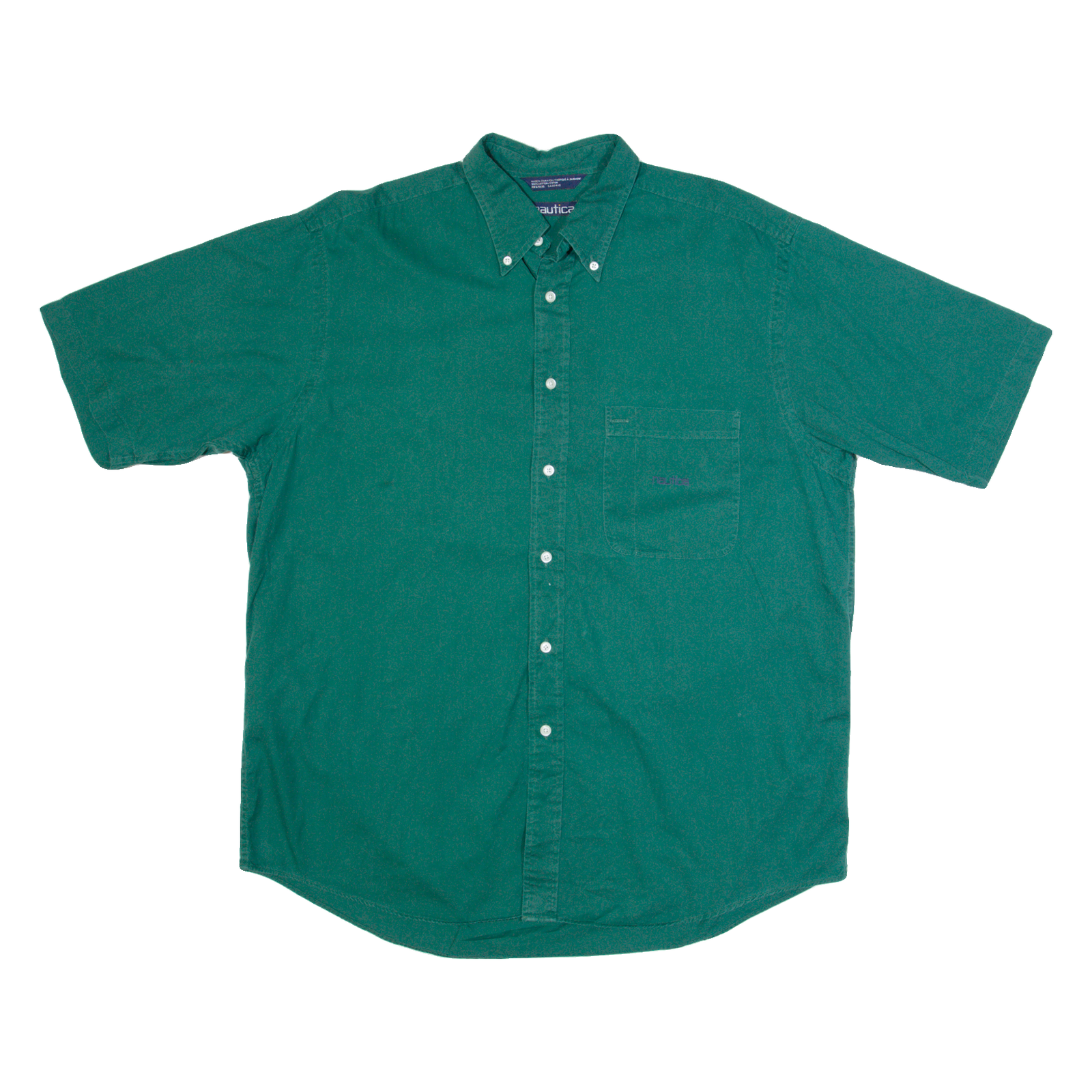 Buy NAUTICA Mens Plain Shirt Green L Refurbished - $23.39 NAUTICA Mens Plain Shirt Green L Refurbished - N/A refurbished available on Cerqular
