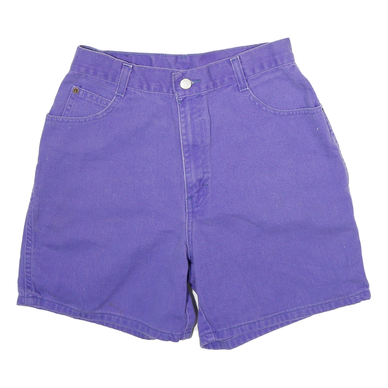 CITANO Womens Shorts Purple Casual Cotton Blend M W24 90s Vintage Style Refurbished - N/A refurbished available on Cerqular