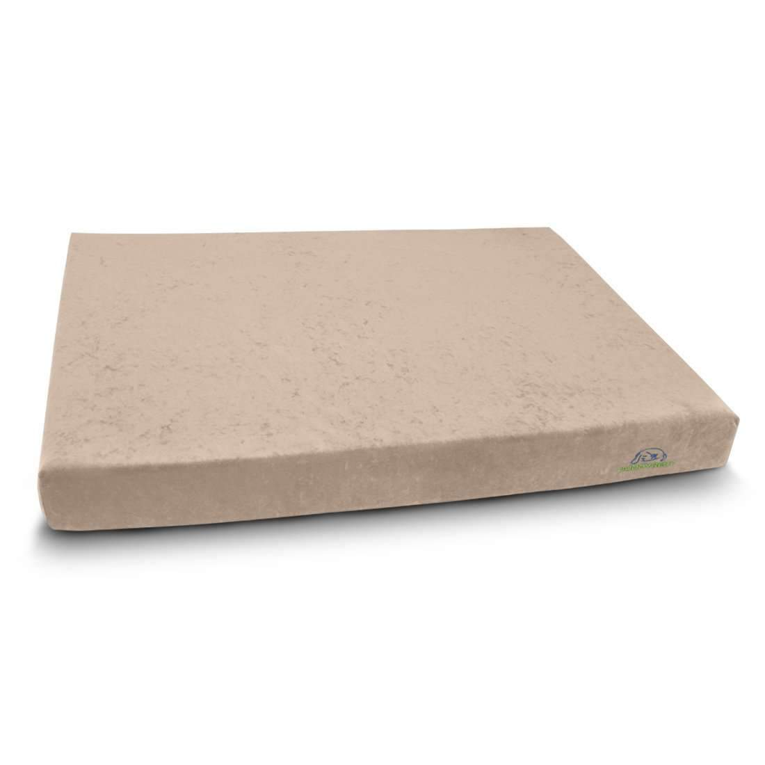 Buy Deluxe Memory Foam Bed Extra Cover | Color: Champagne Beige | Size: Medium 33""x24""x4"" Refurbished - $69.99 Deluxe Memory Foam Bed Extra Cover | Color: Champagne Beige | Size: Medium 33""x24""x4"" Refurbished - Buddy Brands refurbished available on Cerqular