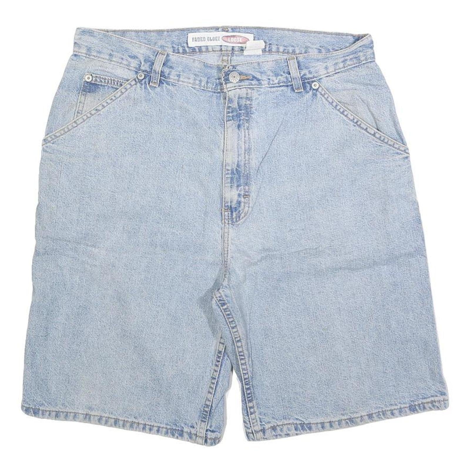 Buy FADED GLORY Mens Shorts Blue Denim Casual M W32 Cotton Blend Loose Fit Refurbished - $15.59 FADED GLORY Mens Shorts Blue Denim Casual M W32 Cotton Blend Loose Fit Refurbished - N/A refurbished available on Cerqular