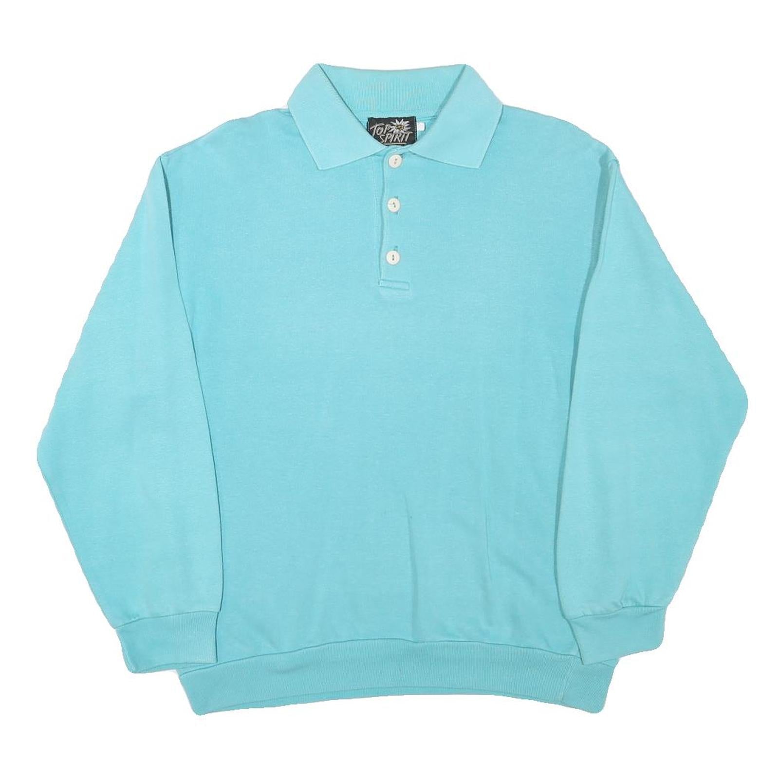 Buy TOP SPIRIT Womens Blue Collared M Cotton Blend Sweatshirt Pullover Casual Refurbished - $23.39 TOP SPIRIT Womens Blue Collared M Cotton Blend Sweatshirt Pullover Casual Refurbished - N/A refurbished available on Cerqular